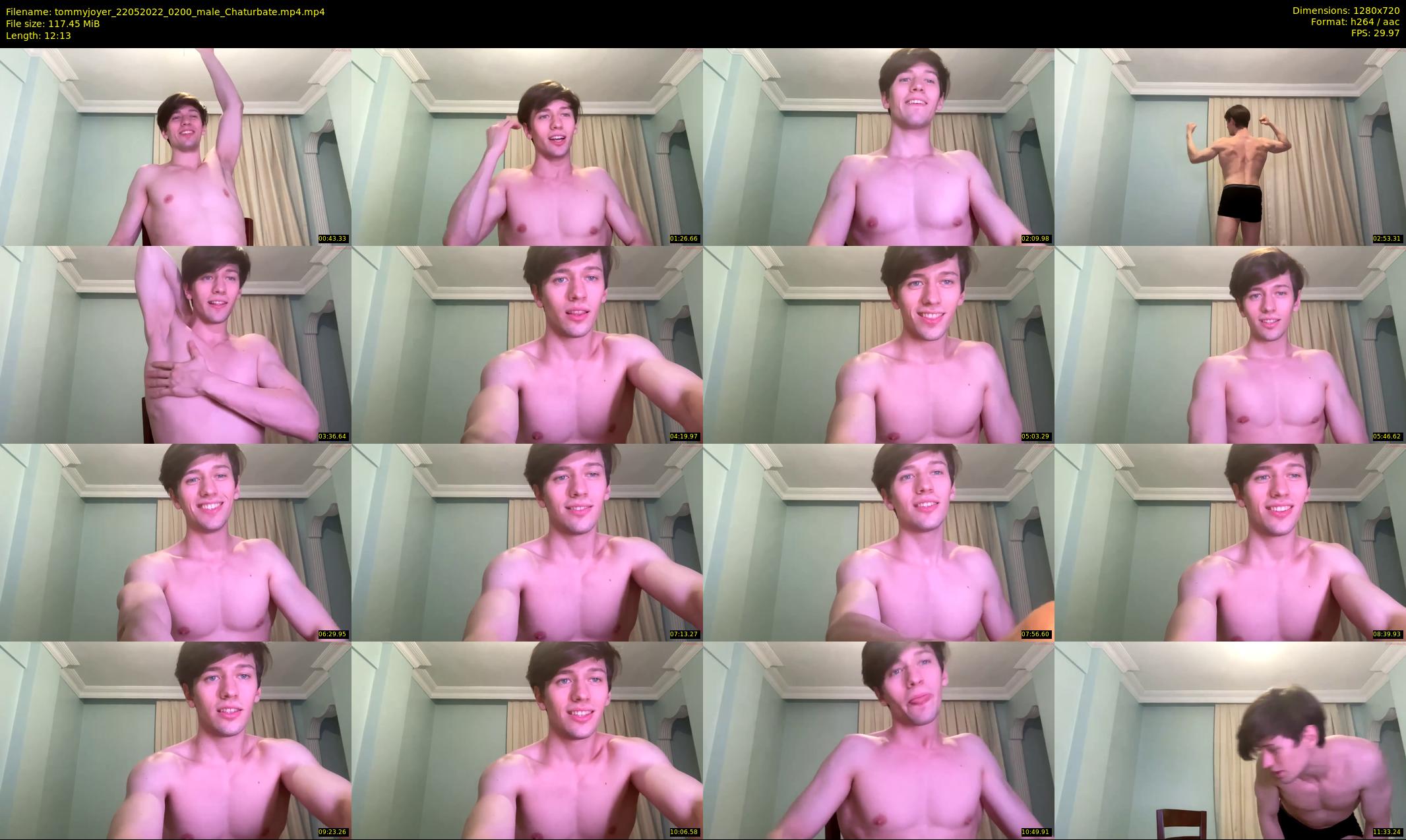 tommyjoyer — 13 minute Chaturbate male cam show recording, 720p, May 22, 2022