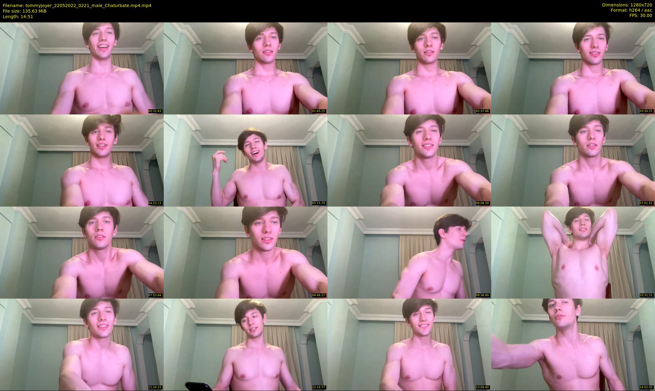 tommyjoyer — 15 minute Chaturbate male cam show recording, 720p, May 22, 2022
