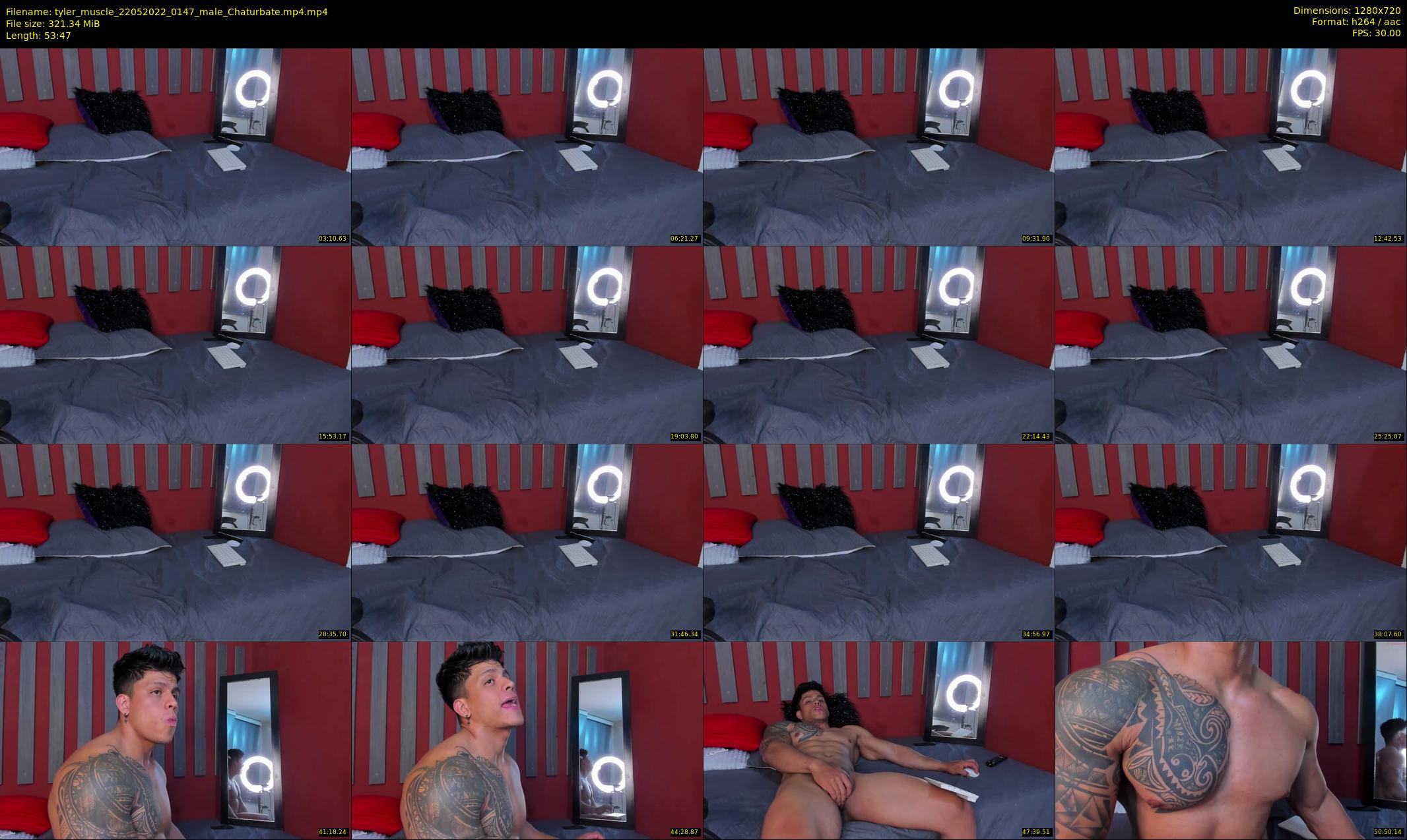 tyler_muscle — 54 minute Chaturbate male cam show recording, 720p, May 22, 2022