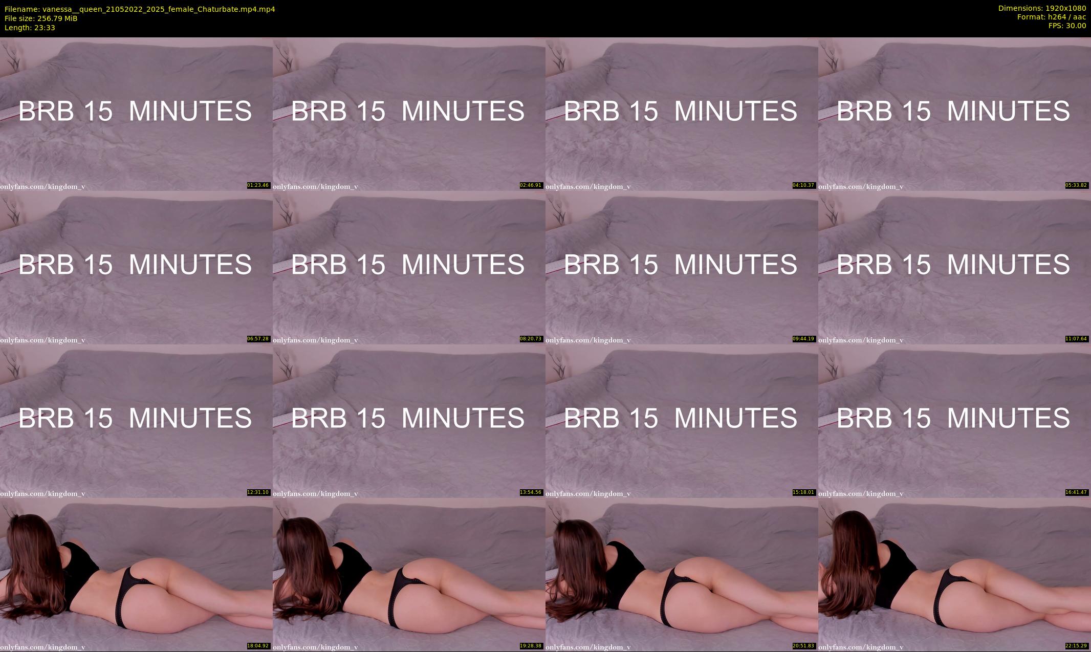 vanessa__queen — 24 minute Chaturbate female cam show recording, 1080p, May 21, 2022