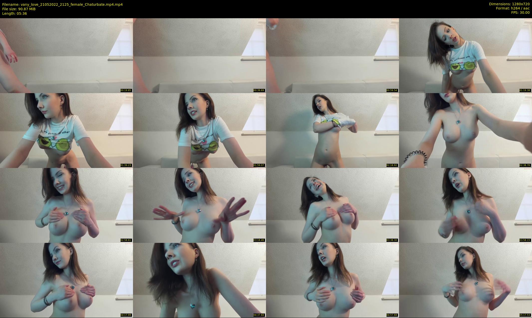 vany_love — 6 minute Chaturbate female cam show recording, 720p, May 21, 2022