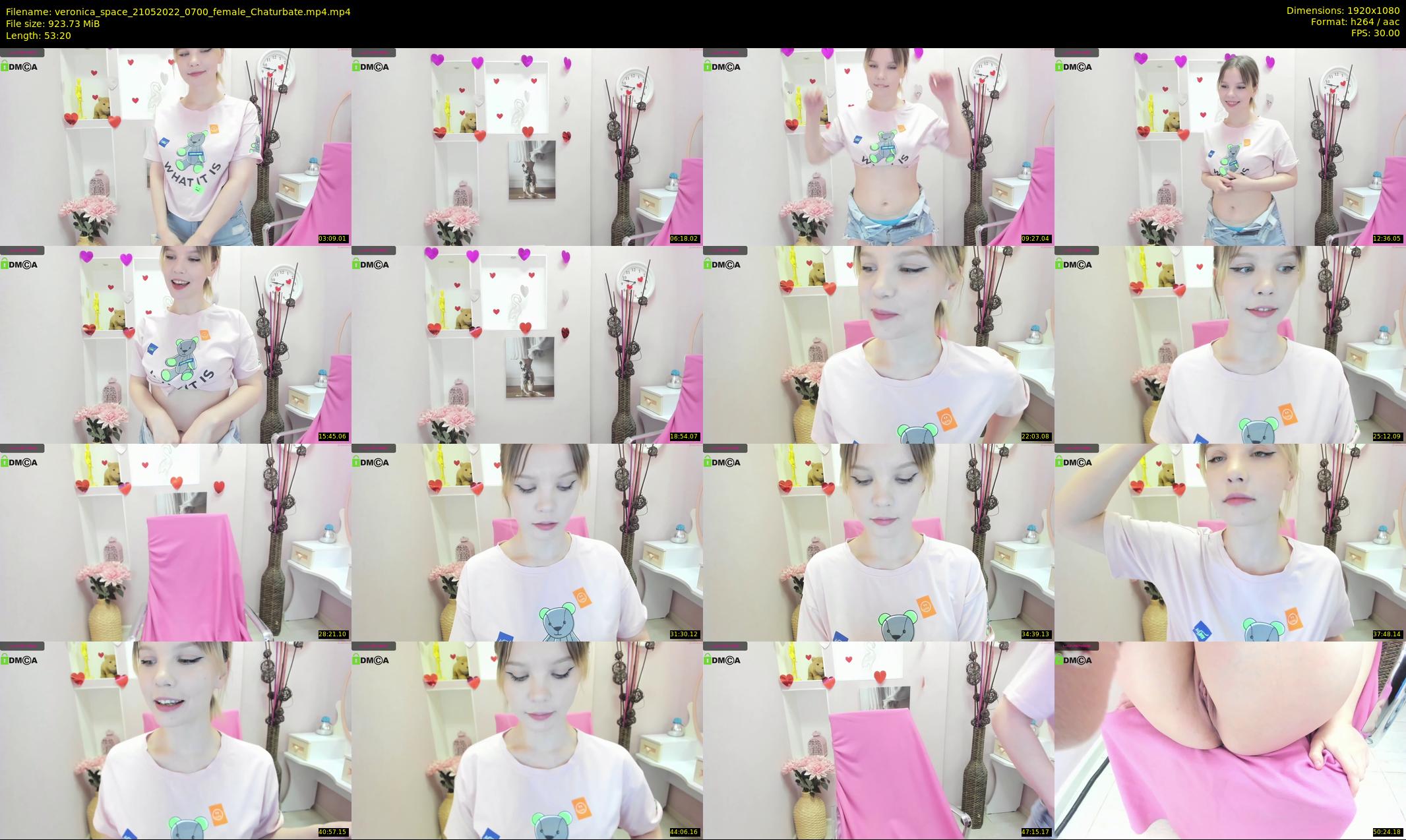 veronica_space — 54 minute Chaturbate female cam show recording, 1080p, May 21, 2022