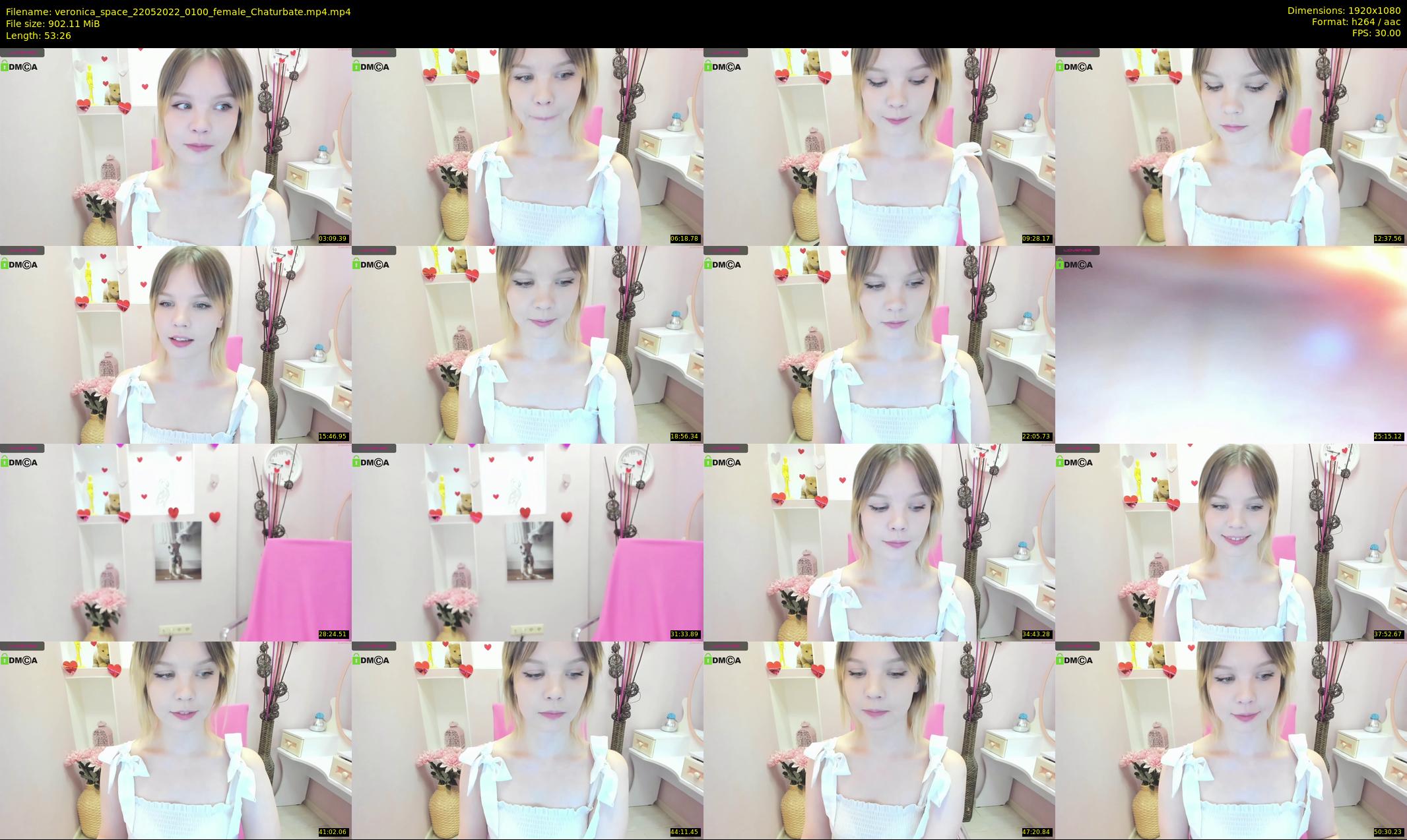 veronica_space — 54 minute Chaturbate female cam show recording, 1080p, May 22, 2022