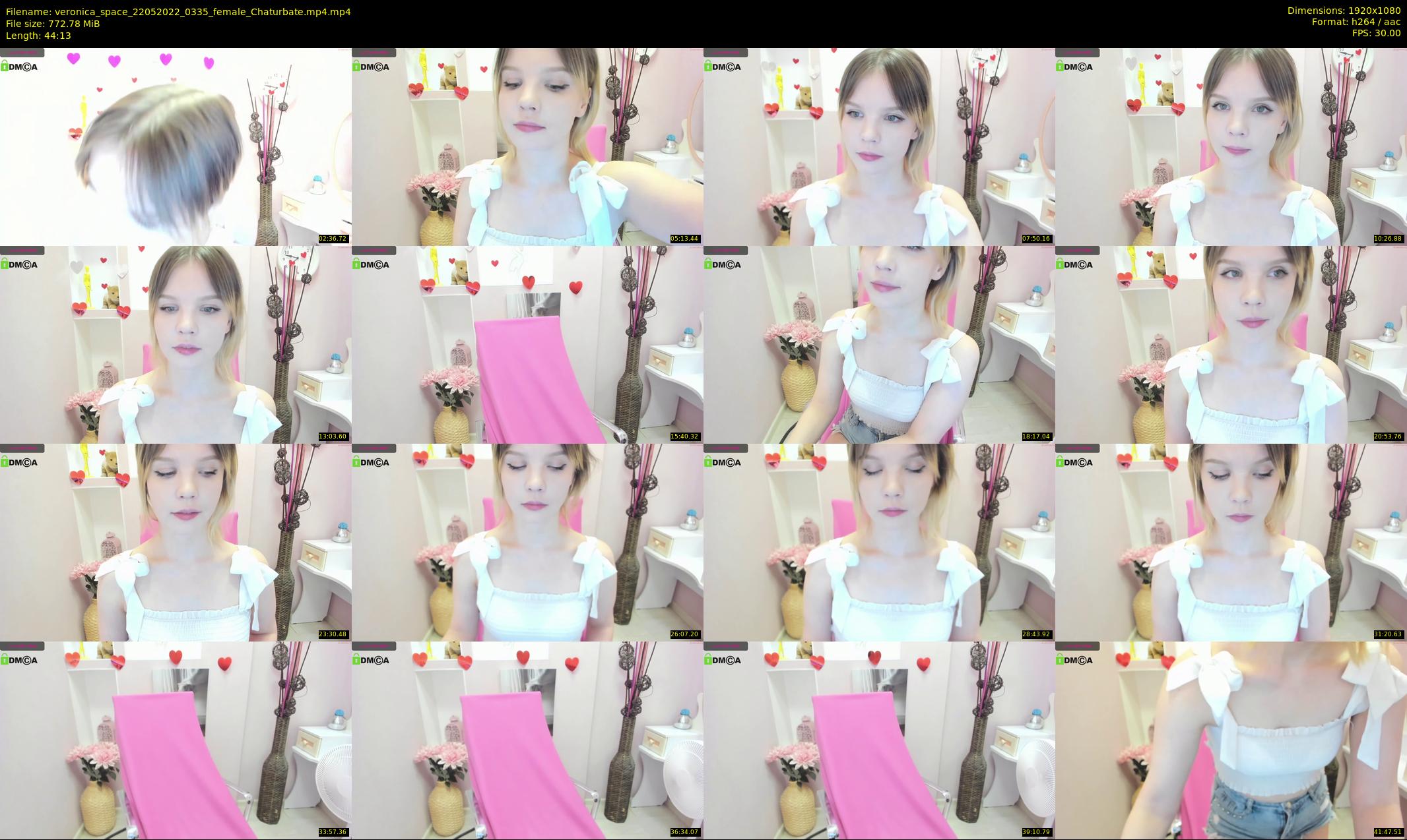 veronica_space — 45 minute Chaturbate female cam show recording, 1080p, May 22, 2022