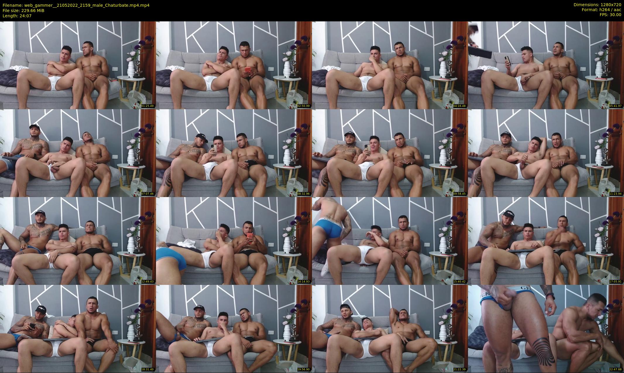 web_gammer_ — 25 minute Chaturbate male cam show recording, 720p, May 21, 2022