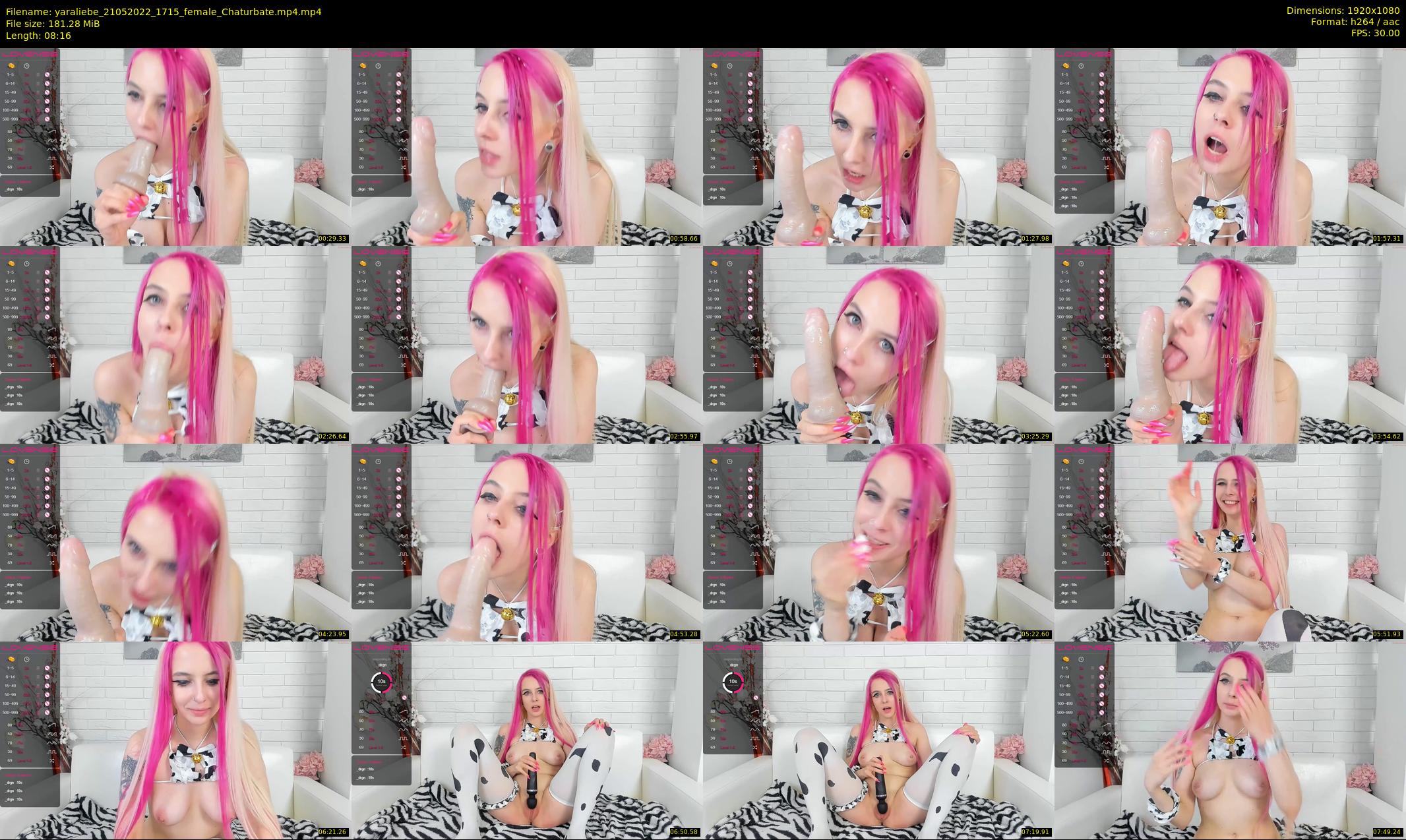 yaraliebe — 9 minute Chaturbate female cam show recording, 1080p, May 21, 2022