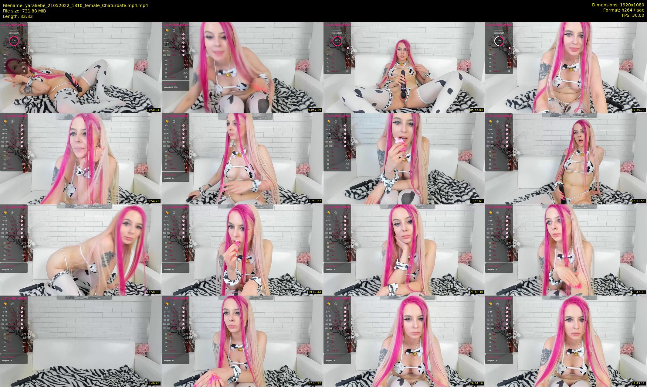 yaraliebe — 34 minute Chaturbate female cam show recording, 1080p, May 21, 2022