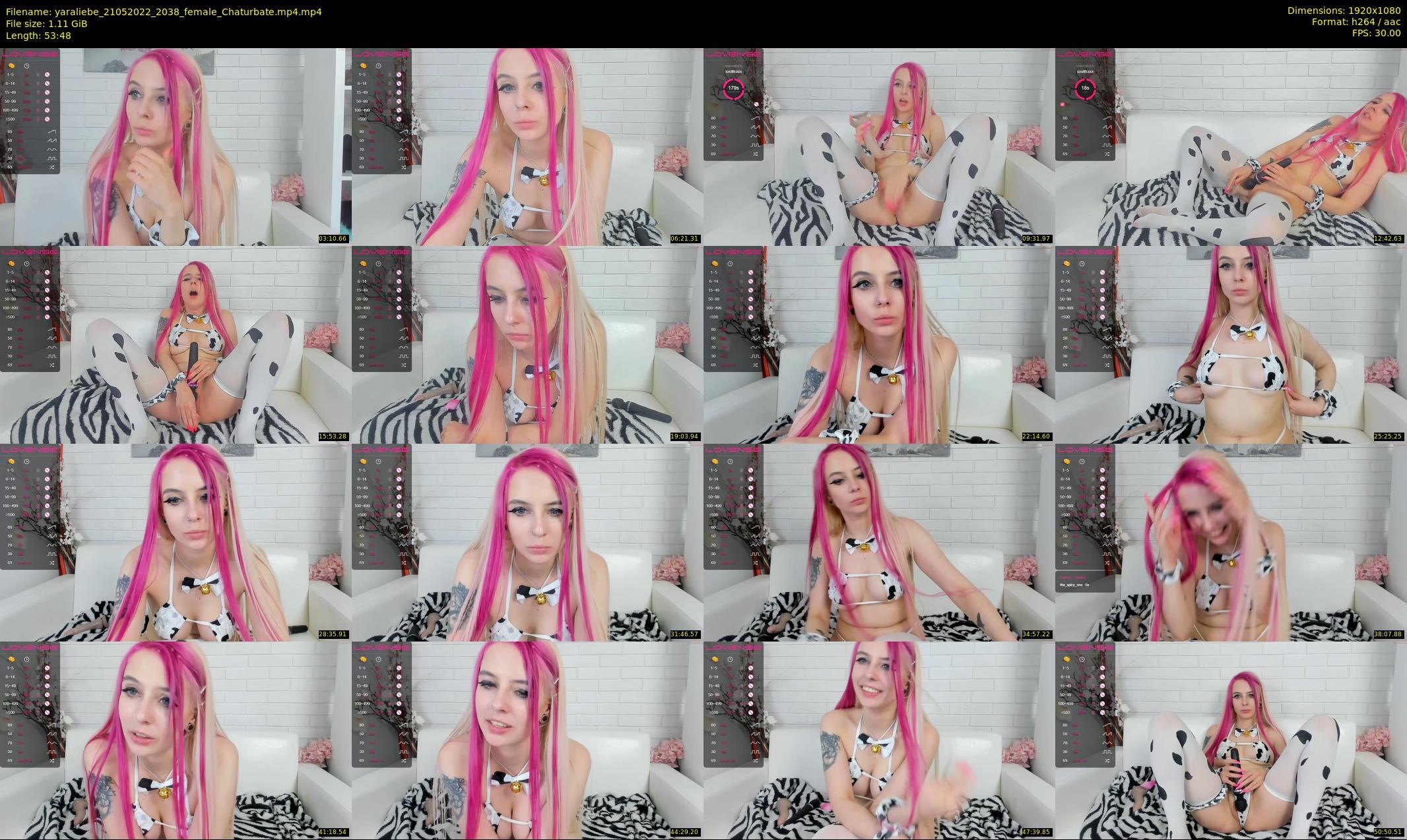 yaraliebe — 54 minute Chaturbate female cam show recording, 1080p, May 21, 2022