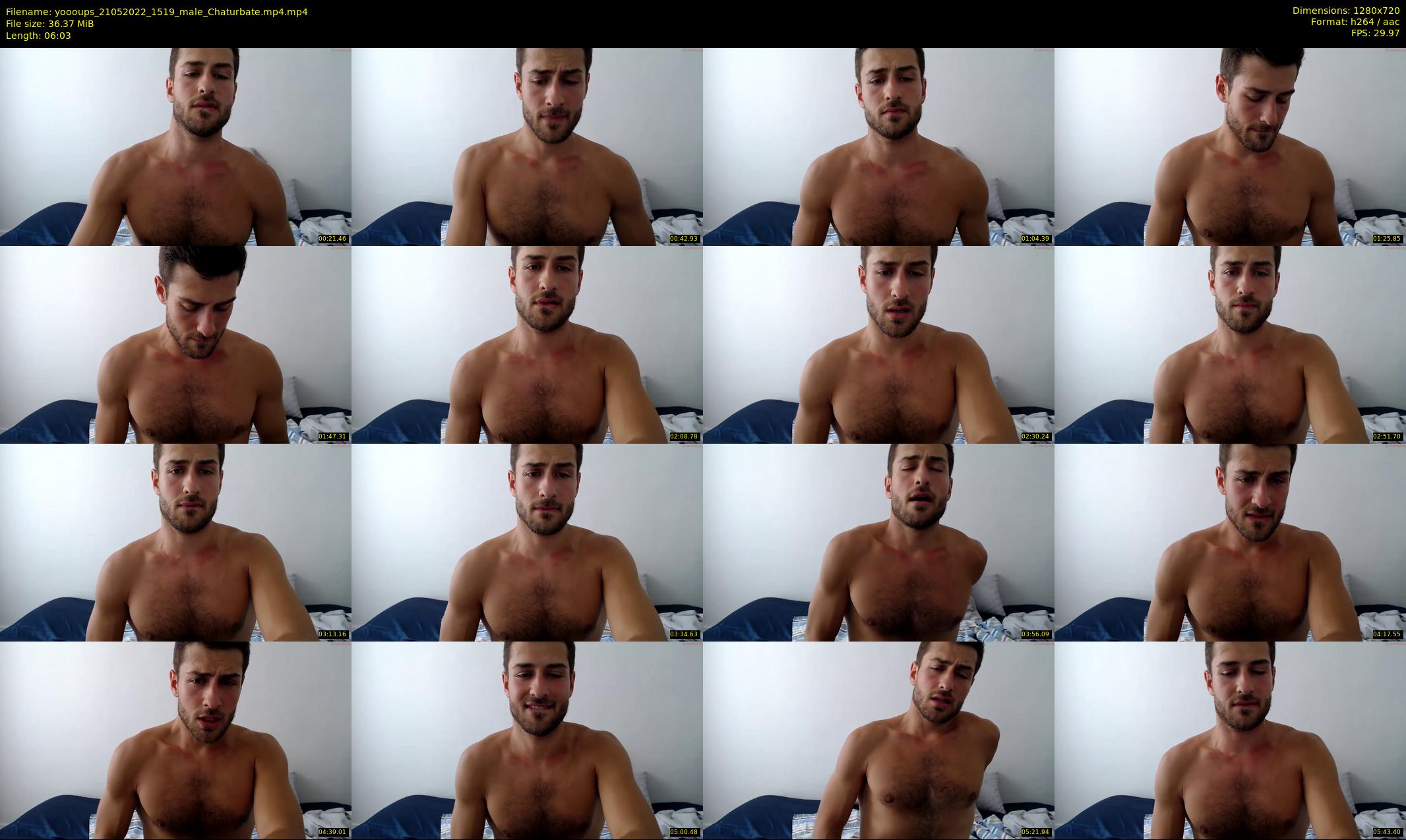 yoooups — 7 minute Chaturbate male cam show recording, 720p, May 21, 2022