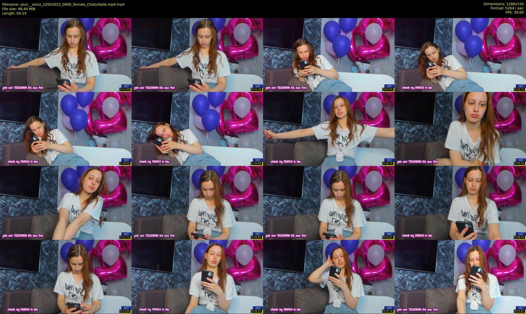 your__voice — 5 minute Chaturbate female cam show recording, 720p, May 22, 2022