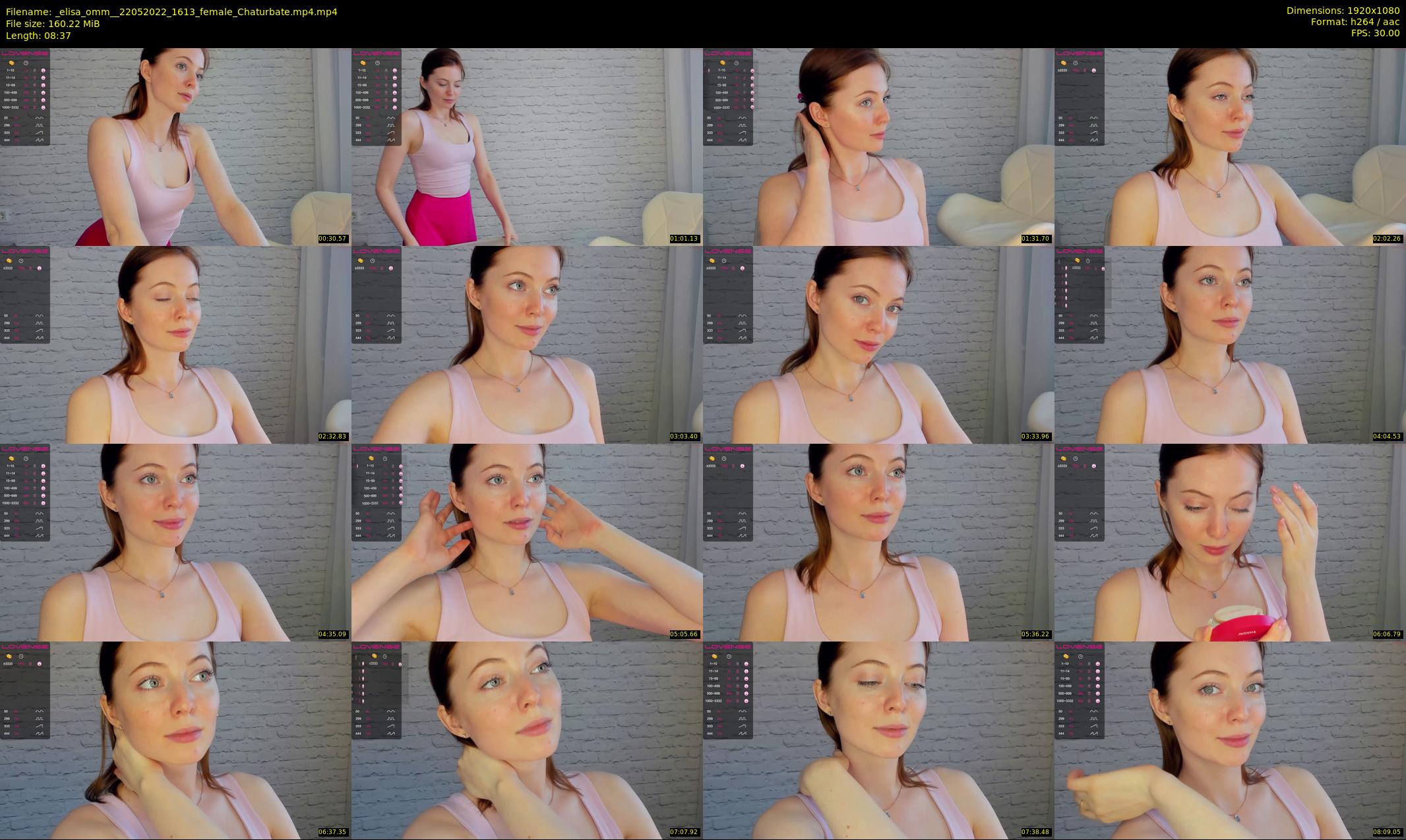 _elisa_omm_ — 9 minute Chaturbate female cam show recording, 1080p, May 22, 2022