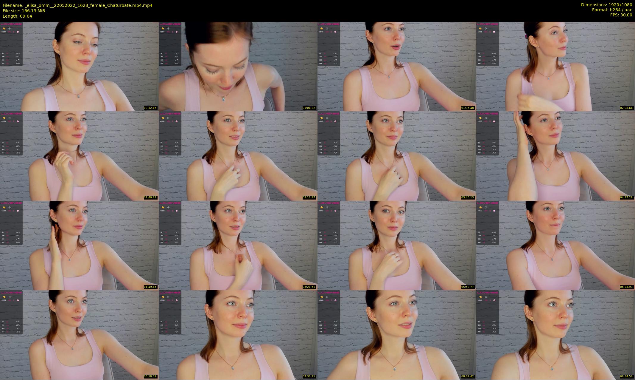 _elisa_omm_ — 10 minute Chaturbate female cam show recording, 1080p, May 22, 2022