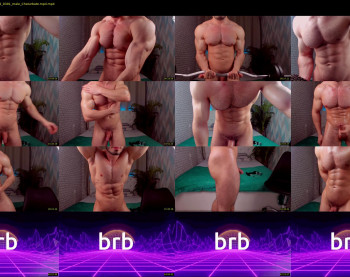 adam_muscle_ — 54 minute Chaturbate male cam show recording, 1080p, May 23, 2022