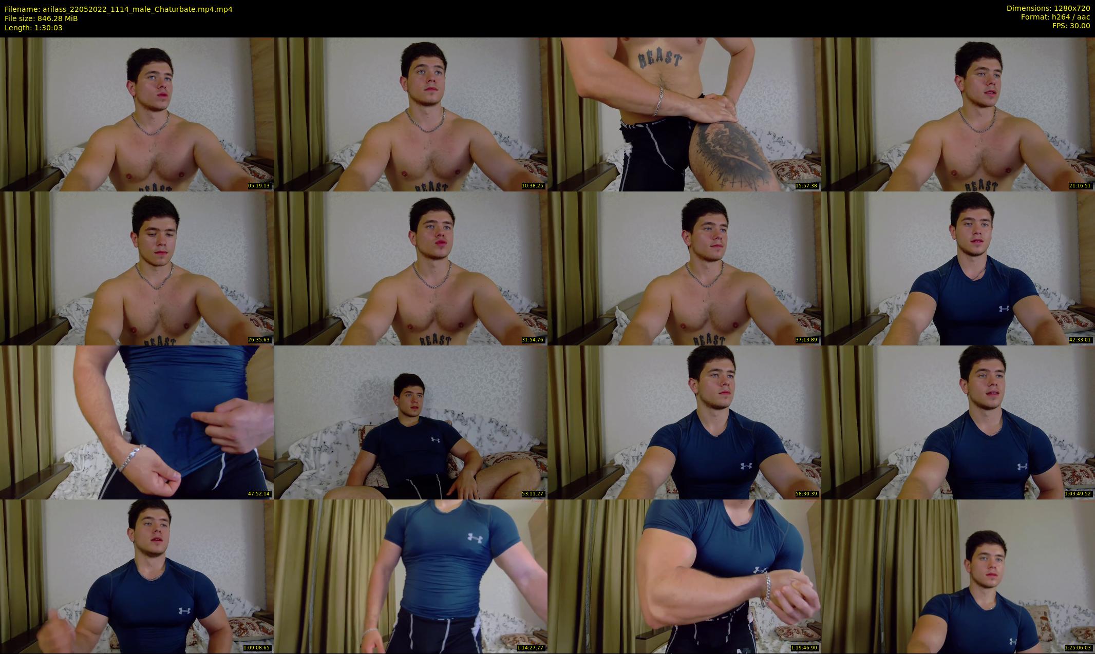 arilass — 91 minute Chaturbate male cam show recording, 720p, May 22, 2022
