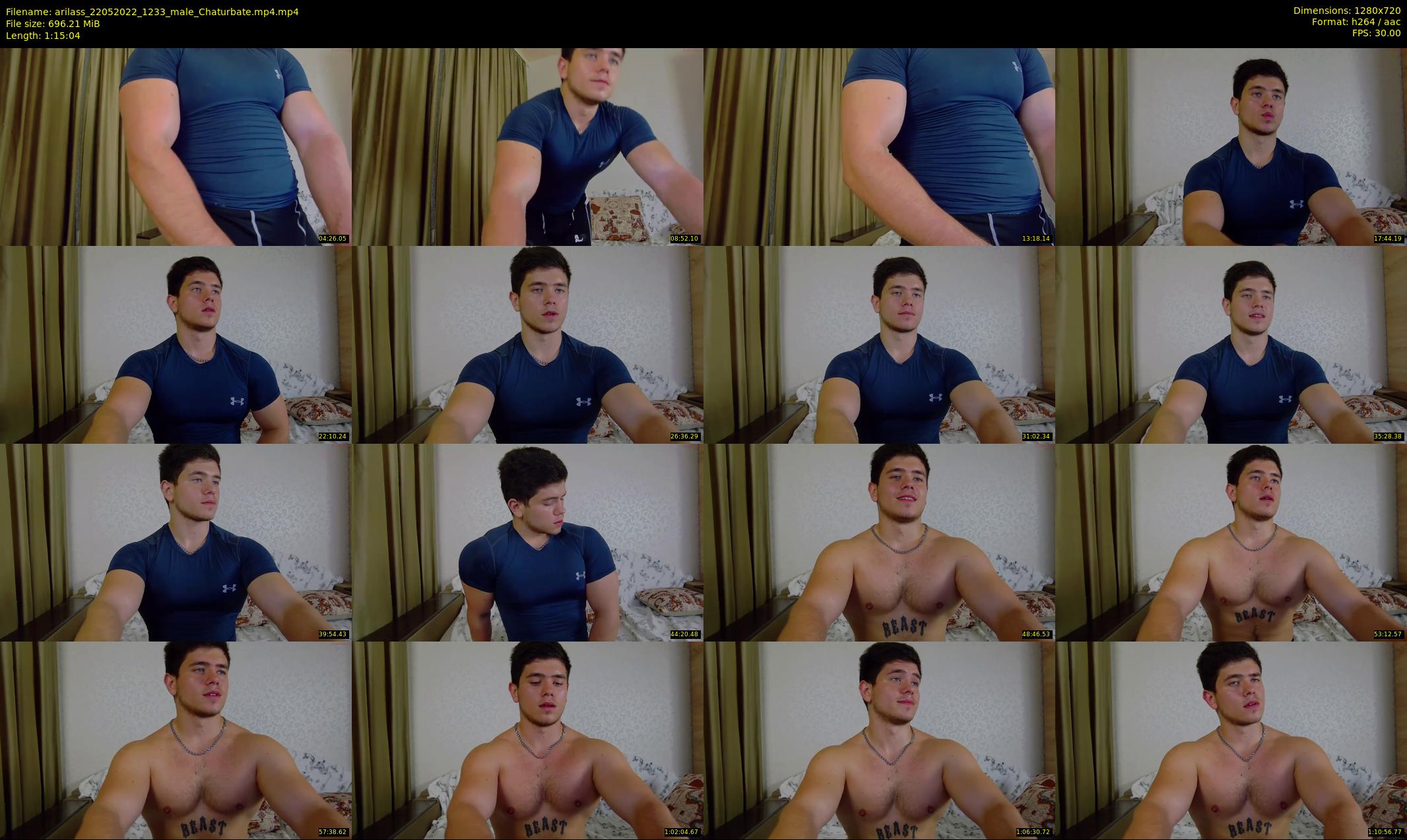 arilass — 76 minute Chaturbate male cam show recording, 720p, May 22, 2022