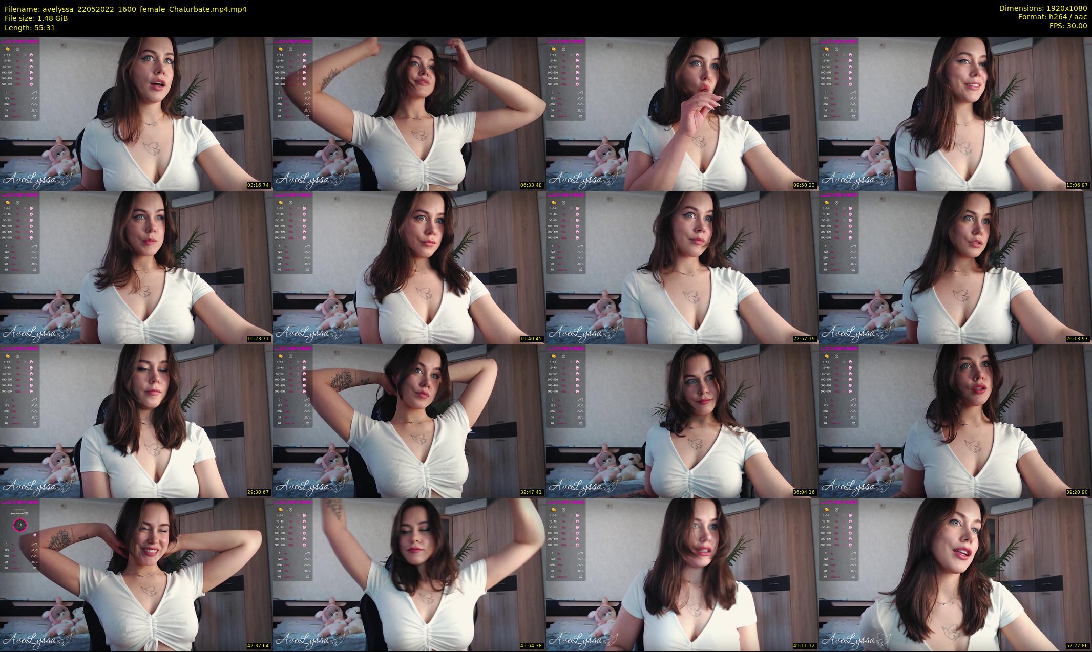 avelyssa — 56 minute Chaturbate female cam show recording, 1080p, May 22, 2022