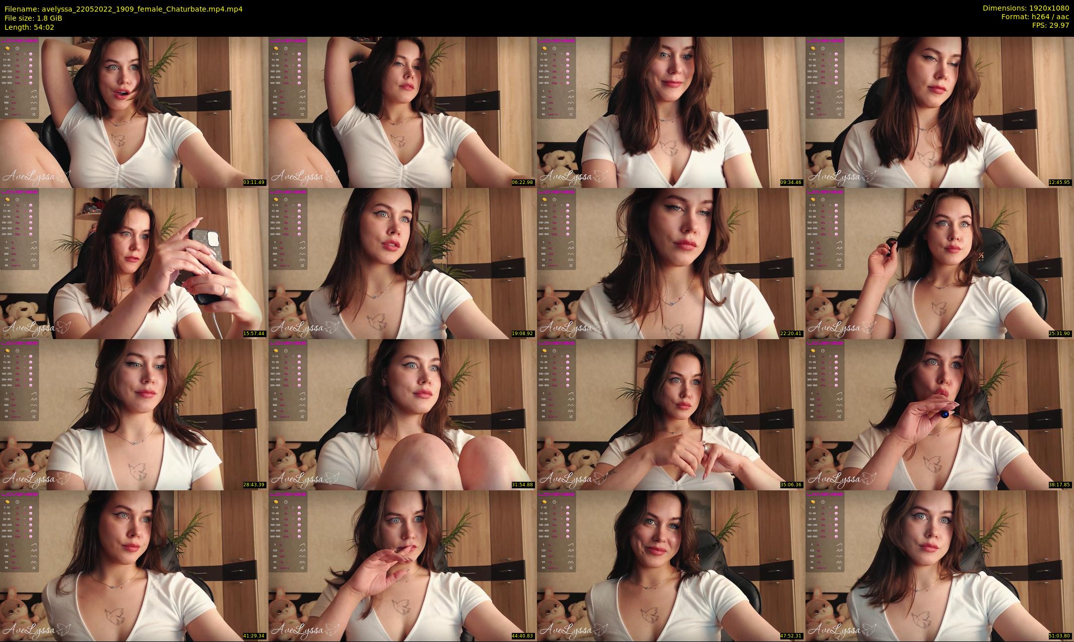 avelyssa — 55 minute Chaturbate female cam show recording, 1080p, May 22, 2022