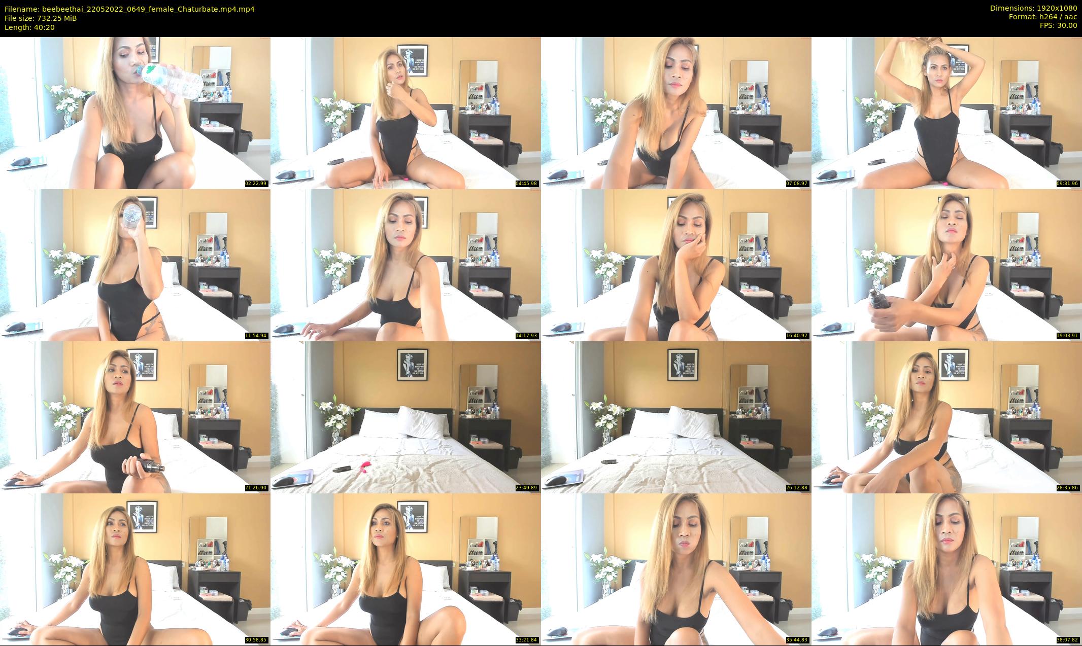 beebeethai — 41 minute Chaturbate female cam show recording, 1080p, May 22, 2022