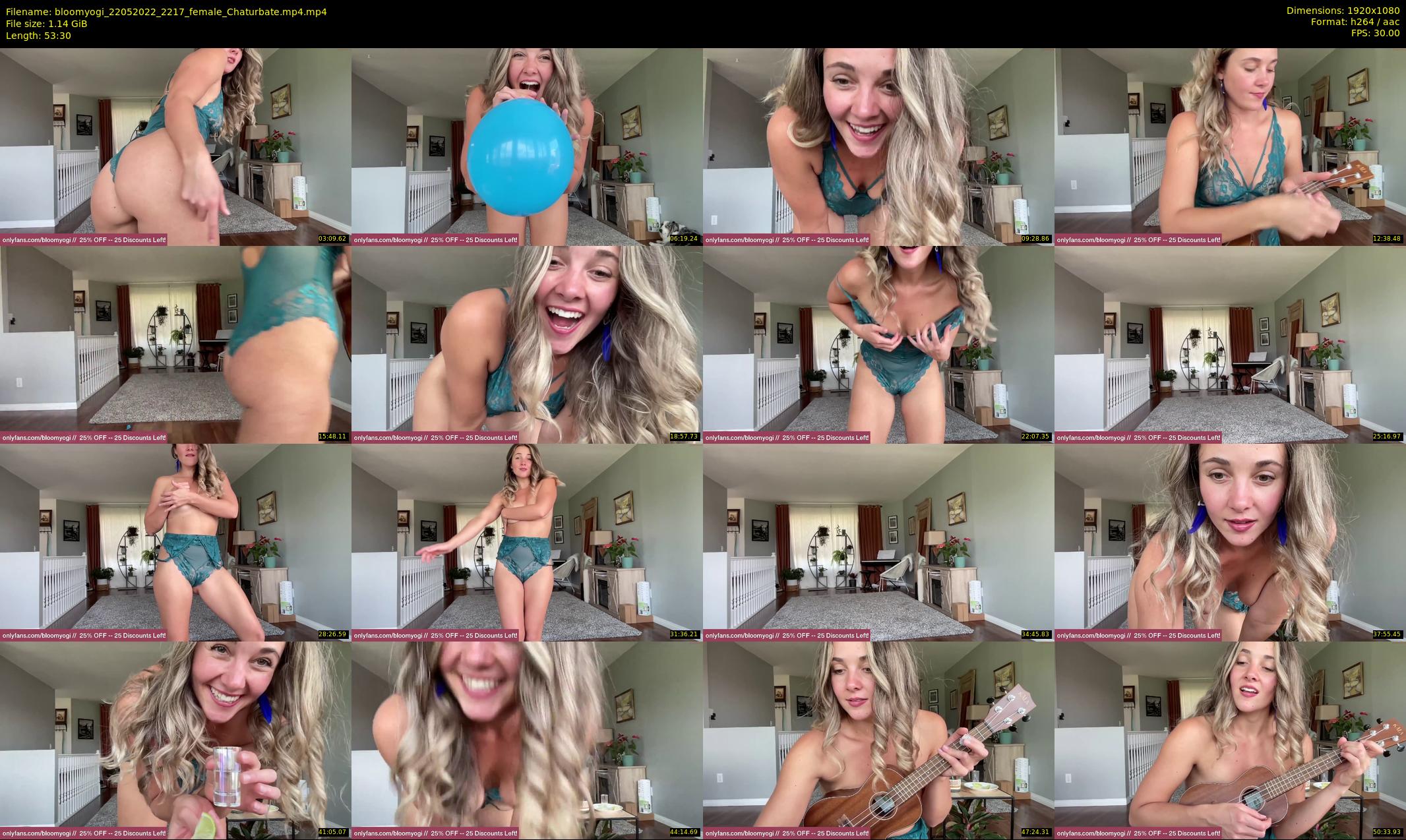 bloomyogi — 54 minute Chaturbate female cam show recording, 1080p, May 22, 2022