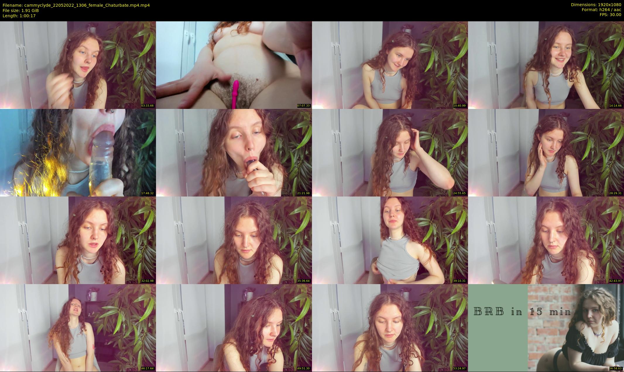 cammyclyde — 61 minute Chaturbate female cam show recording, 1080p, May 22, 2022
