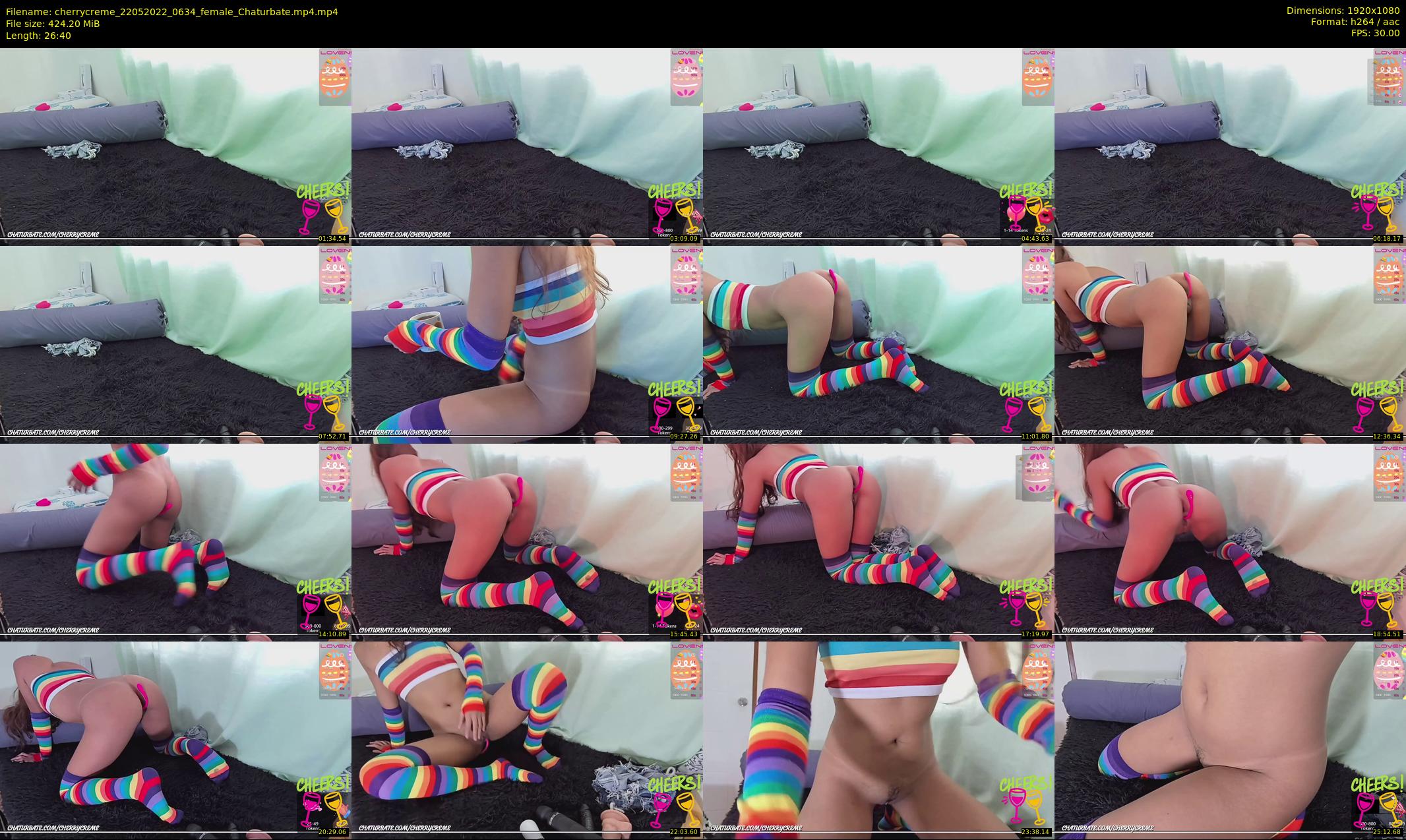 cherrycreme — 27 minute Chaturbate female cam show recording, 1080p, May 22, 2022