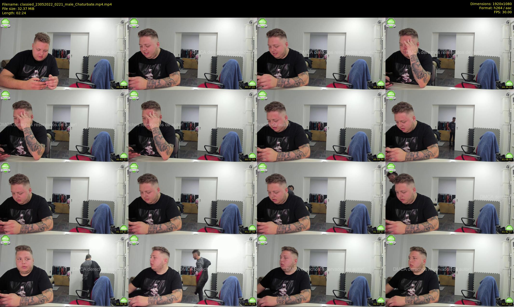 classied — 3 minute Chaturbate male cam show recording, 1080p, May 23, 2022