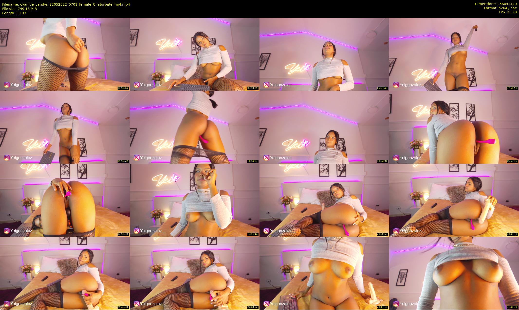 cyanide_candys — 34 minute Chaturbate female cam show recording, 1080p, May 22, 2022