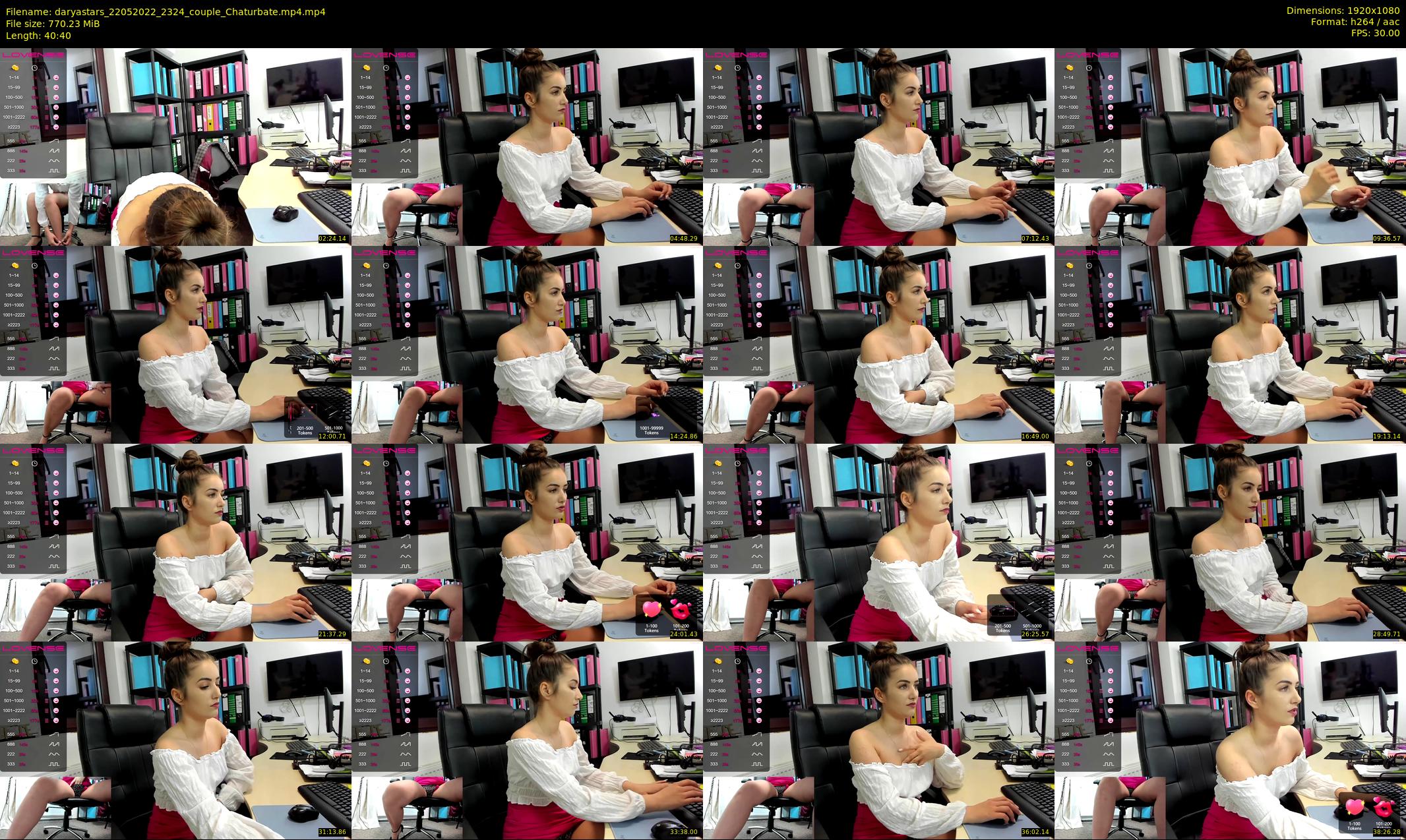 daryastars — 41 minute Chaturbate couple cam show recording, 1080p, May 22, 2022