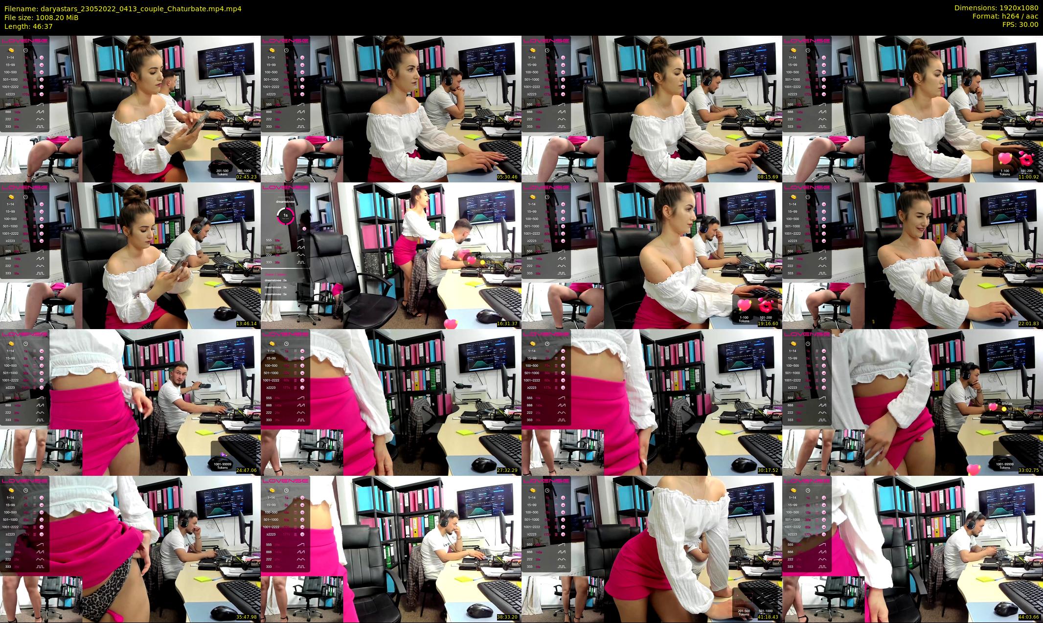 daryastars — 47 minute Chaturbate couple cam show recording, 1080p, May 23, 2022