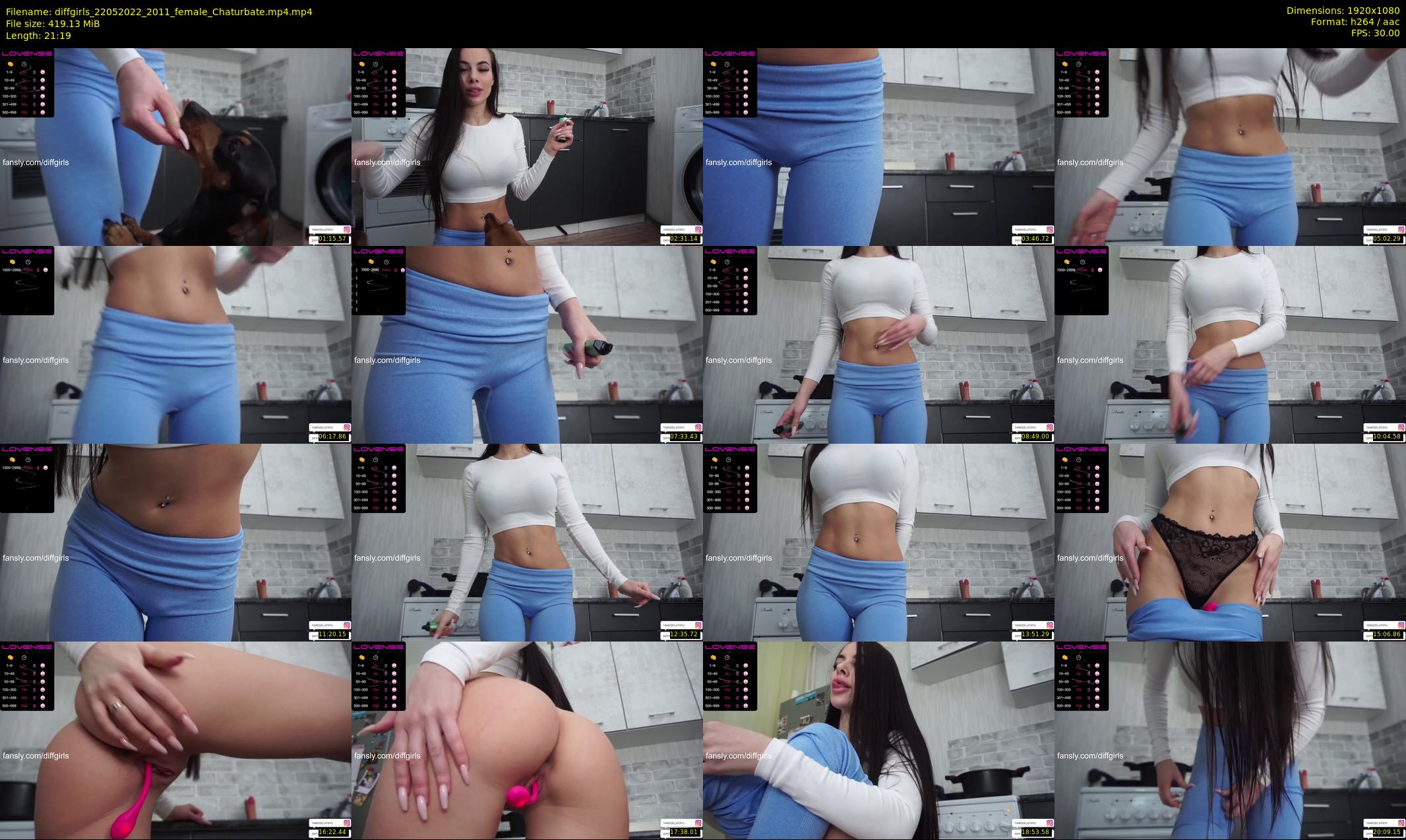 diffgirls — 22 minute Chaturbate female cam show recording, 1080p, May 22, 2022