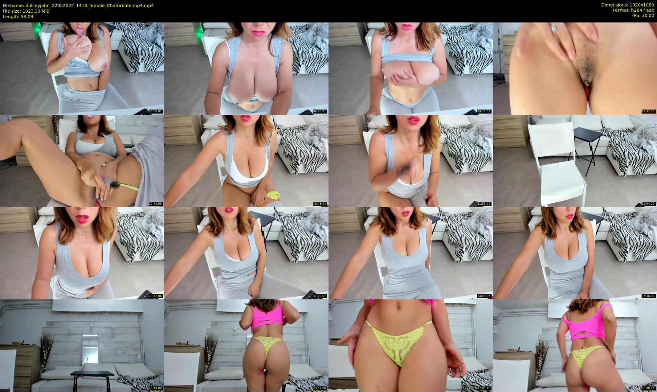 dulceyjohn — 54 minute Chaturbate female cam show recording, 1080p, May 22, 2022
