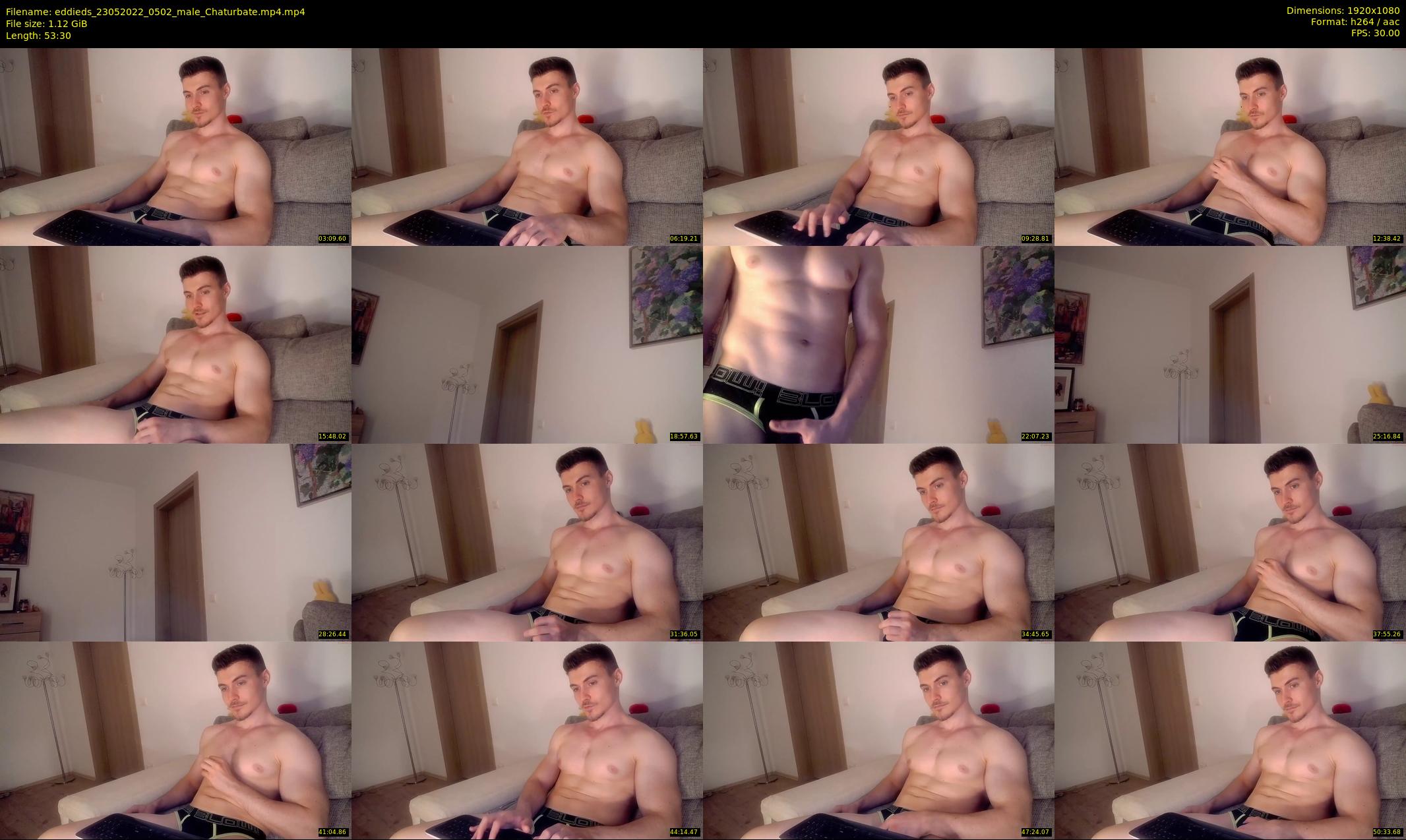 eddieds — 54 minute Chaturbate male cam show recording, 1080p, May 23, 2022