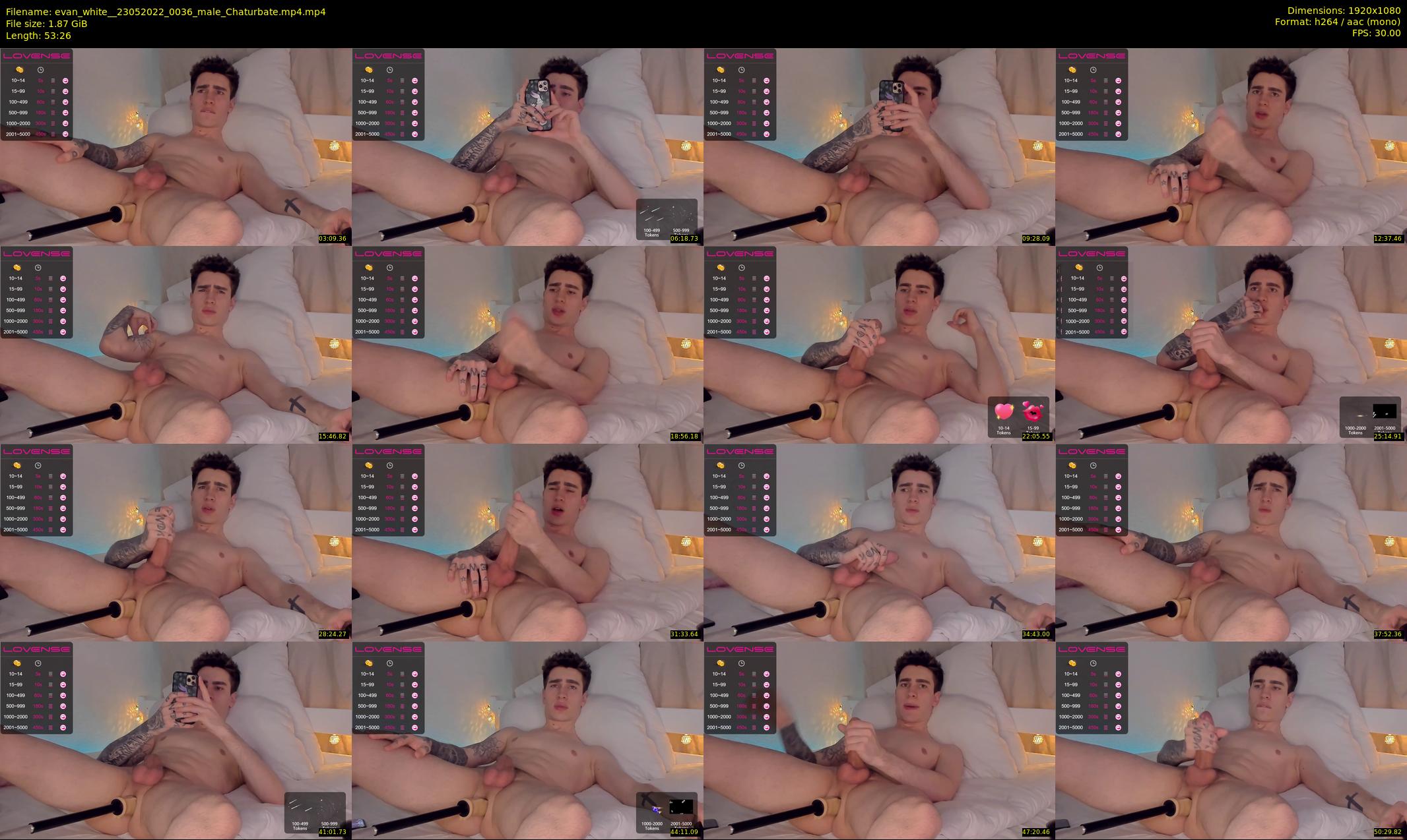 evan_white_ — 54 minute Chaturbate male cam show recording, 1080p, May 23, 2022