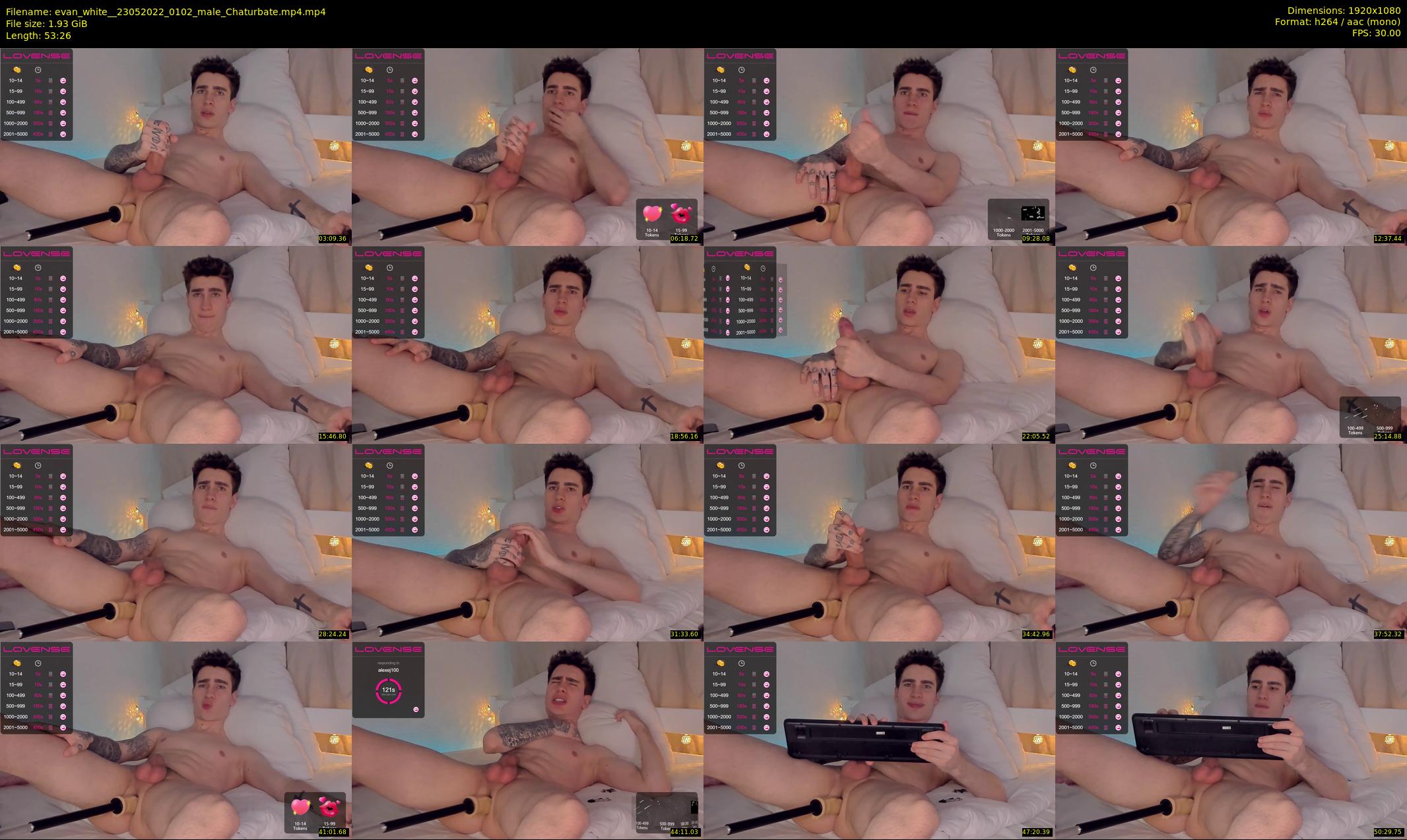 evan_white_ — 54 minute Chaturbate male cam show recording, 1080p, May 23, 2022