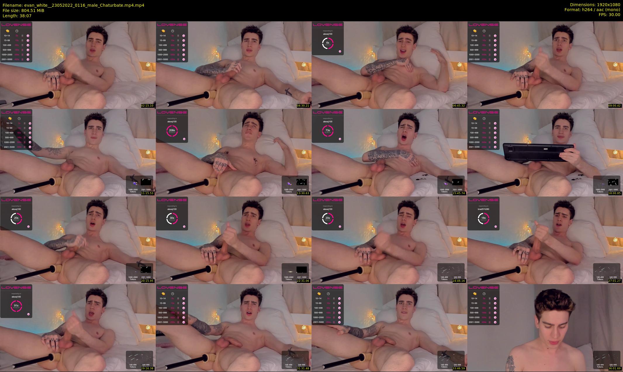 evan_white_ — 39 minute Chaturbate male cam show recording, 1080p, May 23, 2022
