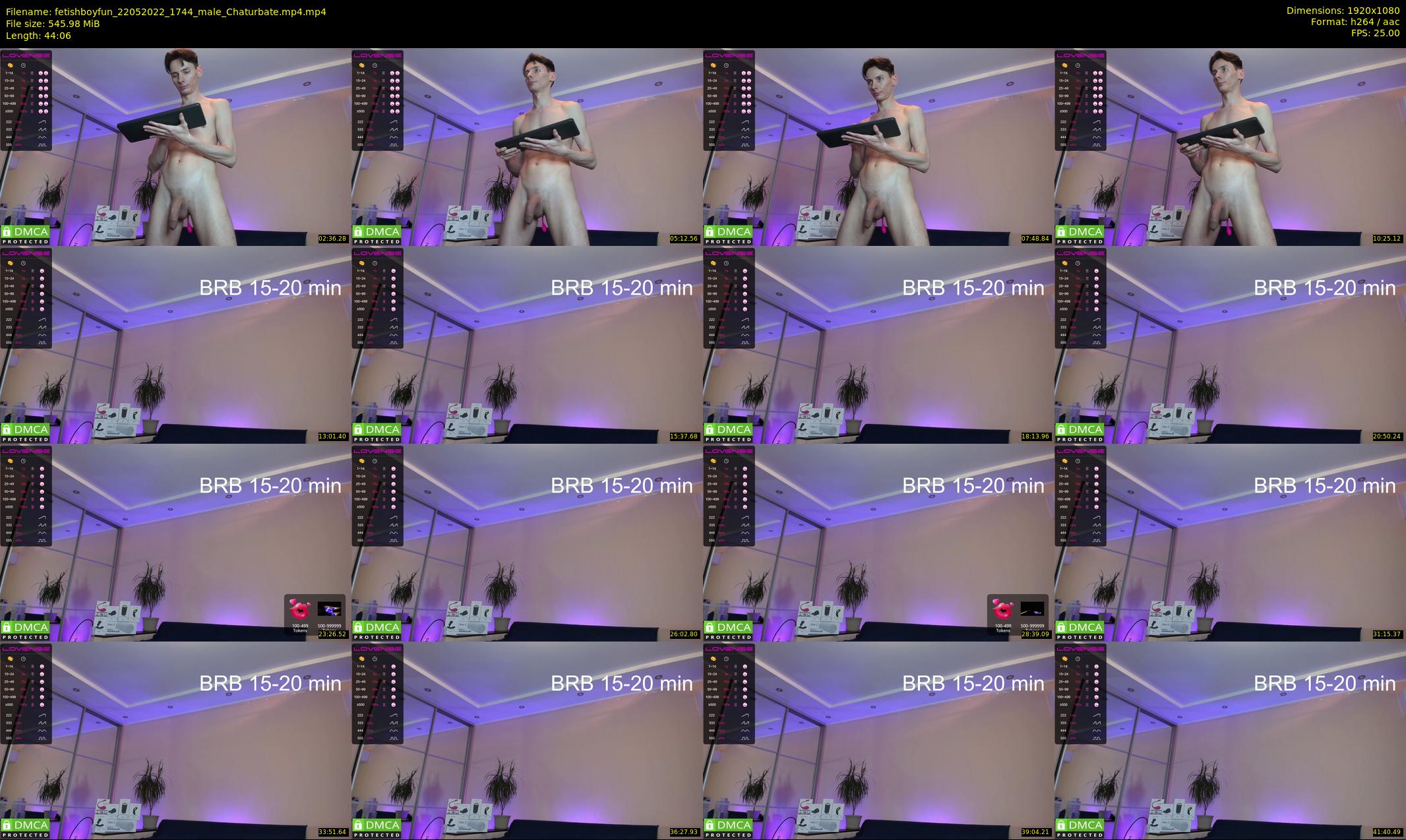fetishboyfun — 45 minute Chaturbate male cam show recording, 1080p, May 22, 2022