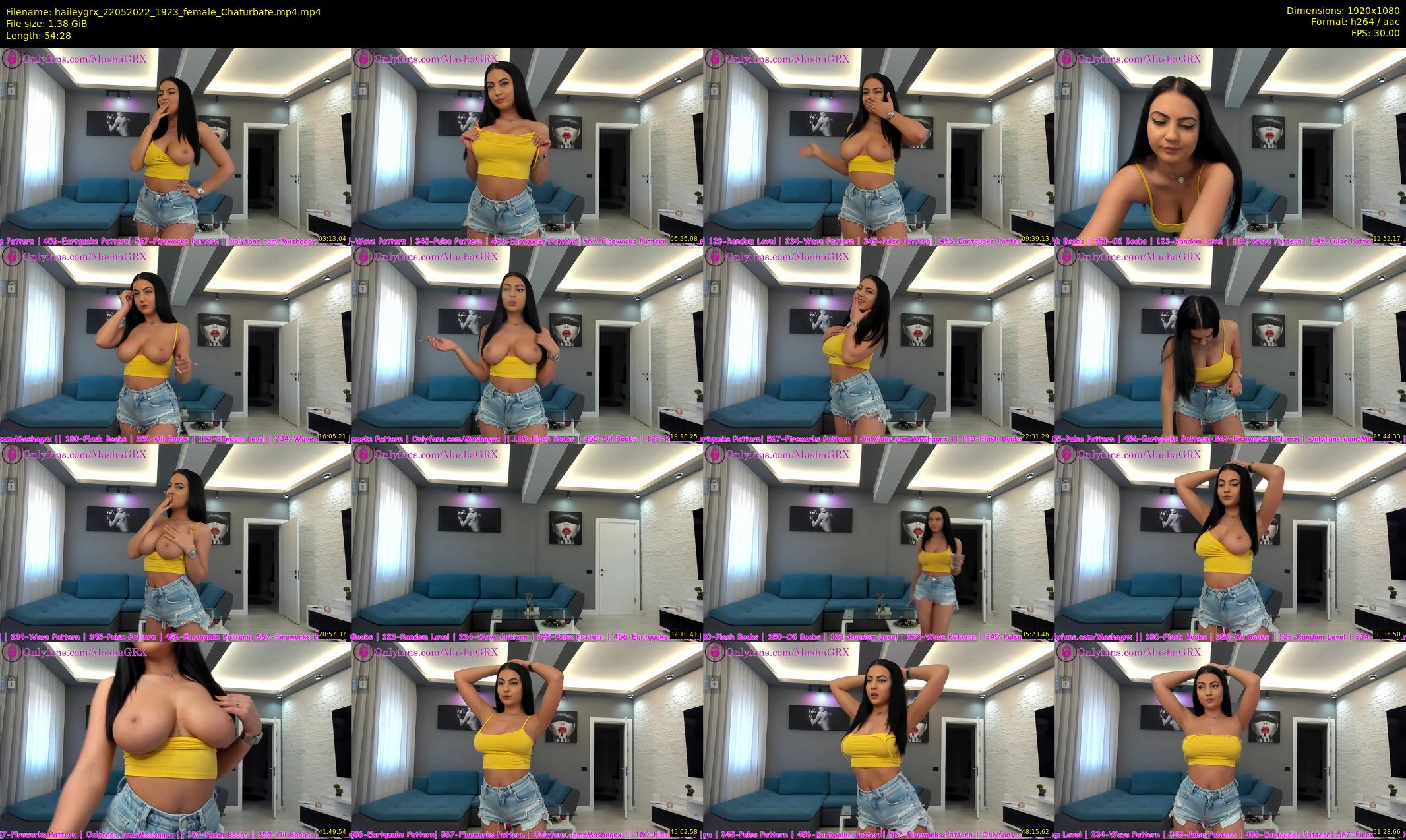 haileygrx — 55 minute Chaturbate female cam show recording, 1080p, May 22, 2022