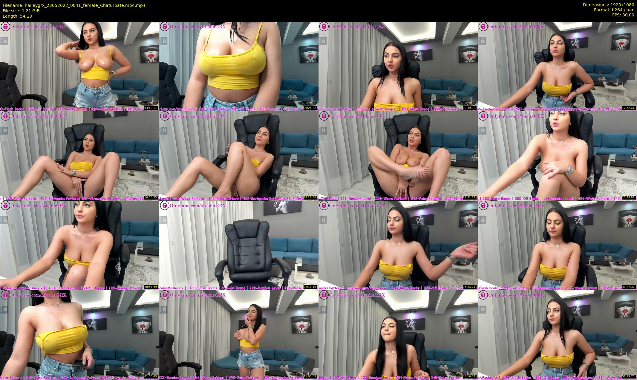 haileygrx — 55 minute Chaturbate female cam show recording, 1080p, May 23, 2022