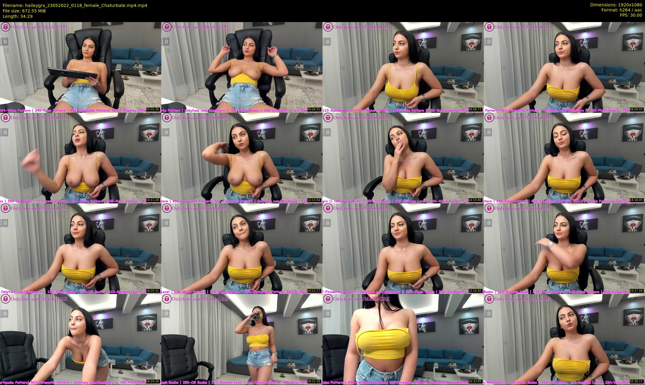 haileygrx — 35 minute Chaturbate female cam show recording, 1080p, May 23, 2022