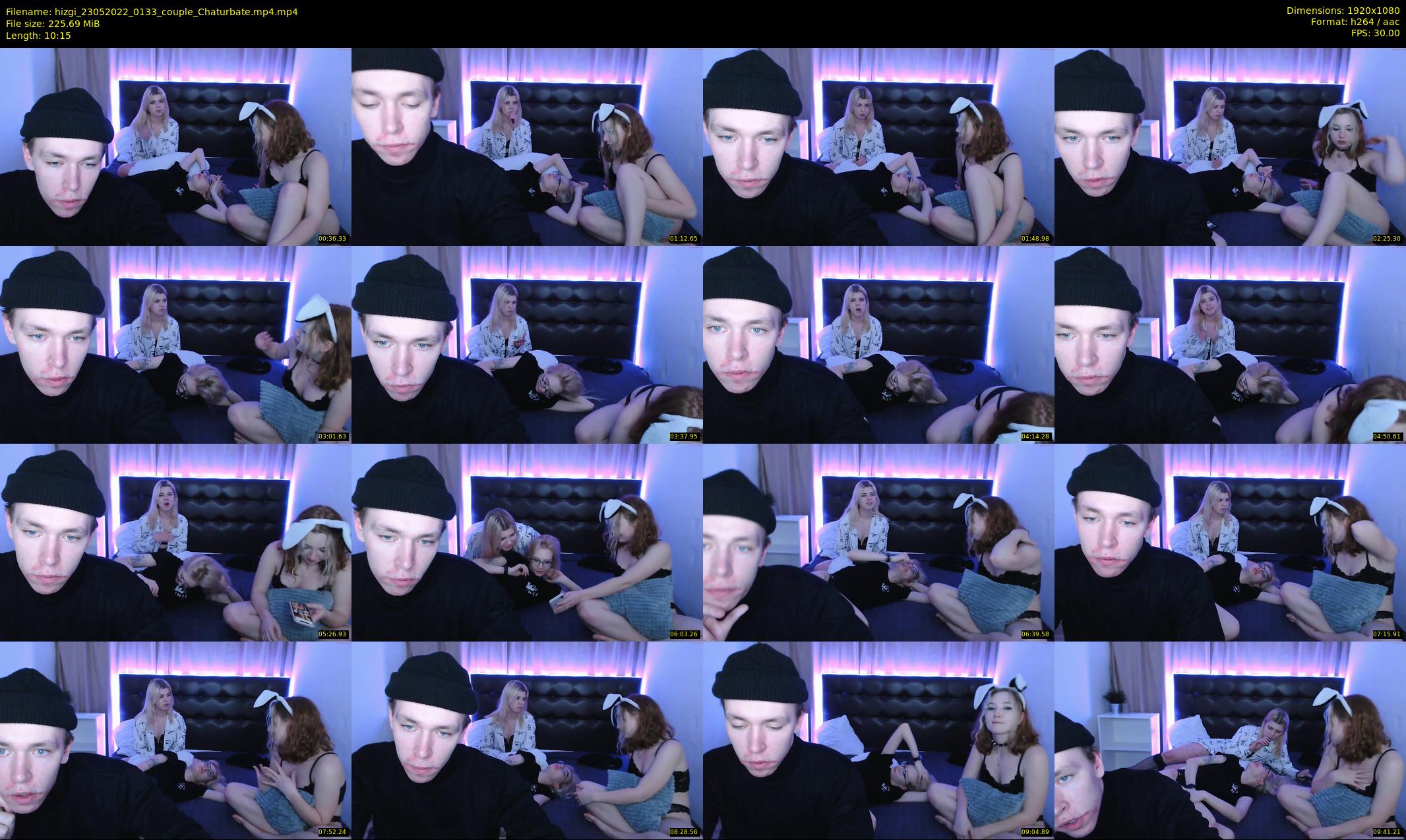 hizgi — 11 minute Chaturbate couple cam show recording, 1080p, May 23, 2022