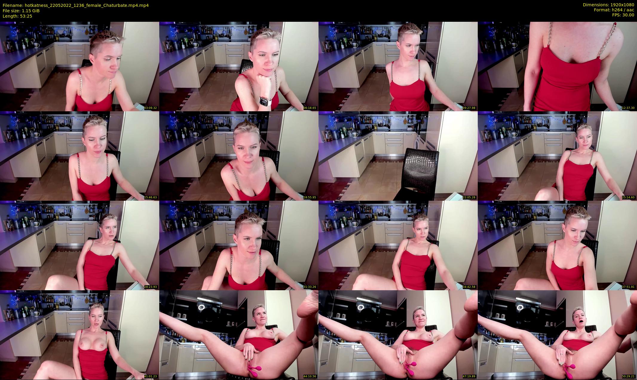 hotkatness — 54 minute Chaturbate female cam show recording, 1080p, May 22, 2022