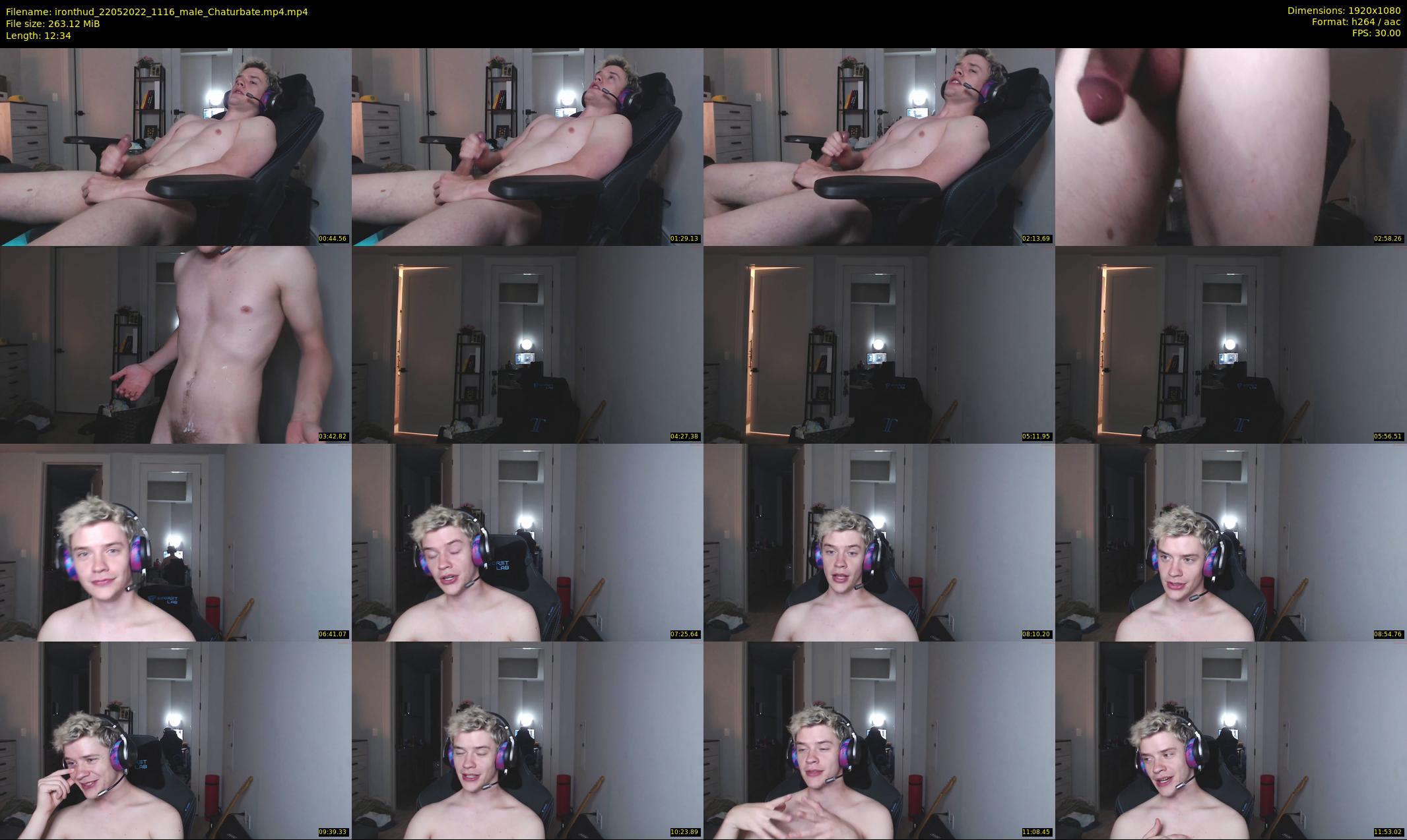 ironthud — 13 minute Chaturbate male cam show recording, 1080p, May 22, 2022