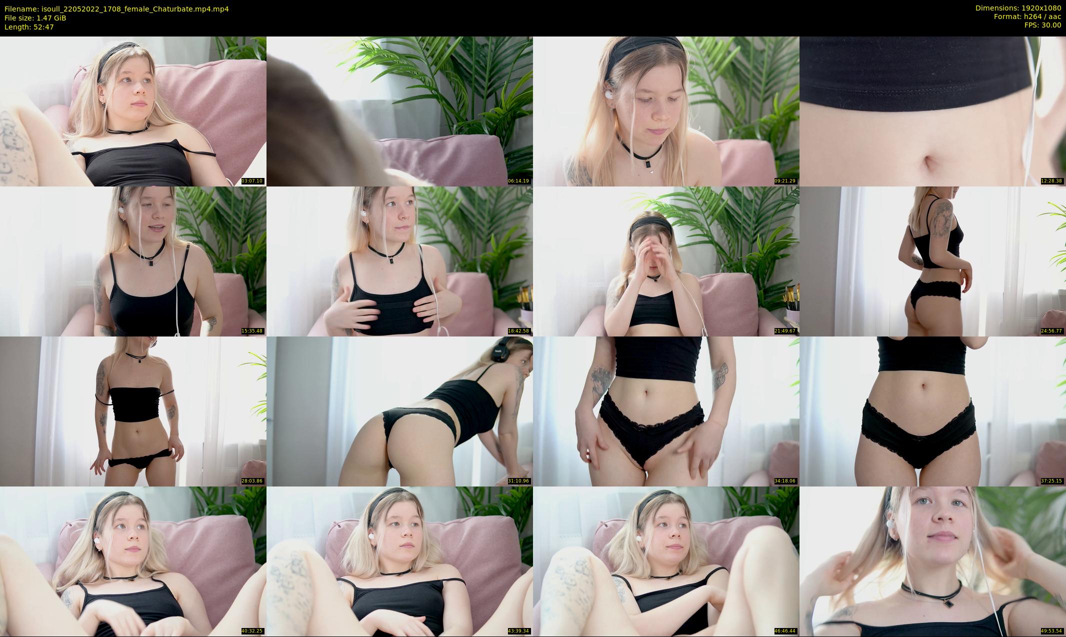 isoull — 53 minute Chaturbate female cam show recording, 1080p, May 22, 2022