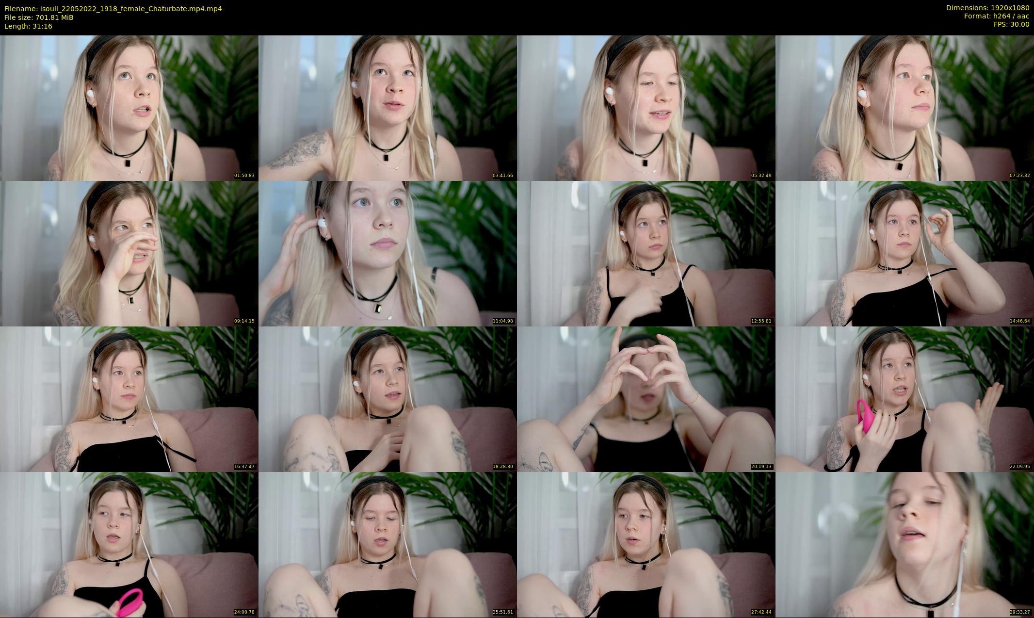 isoull — 32 minute Chaturbate female cam show recording, 1080p, May 22, 2022