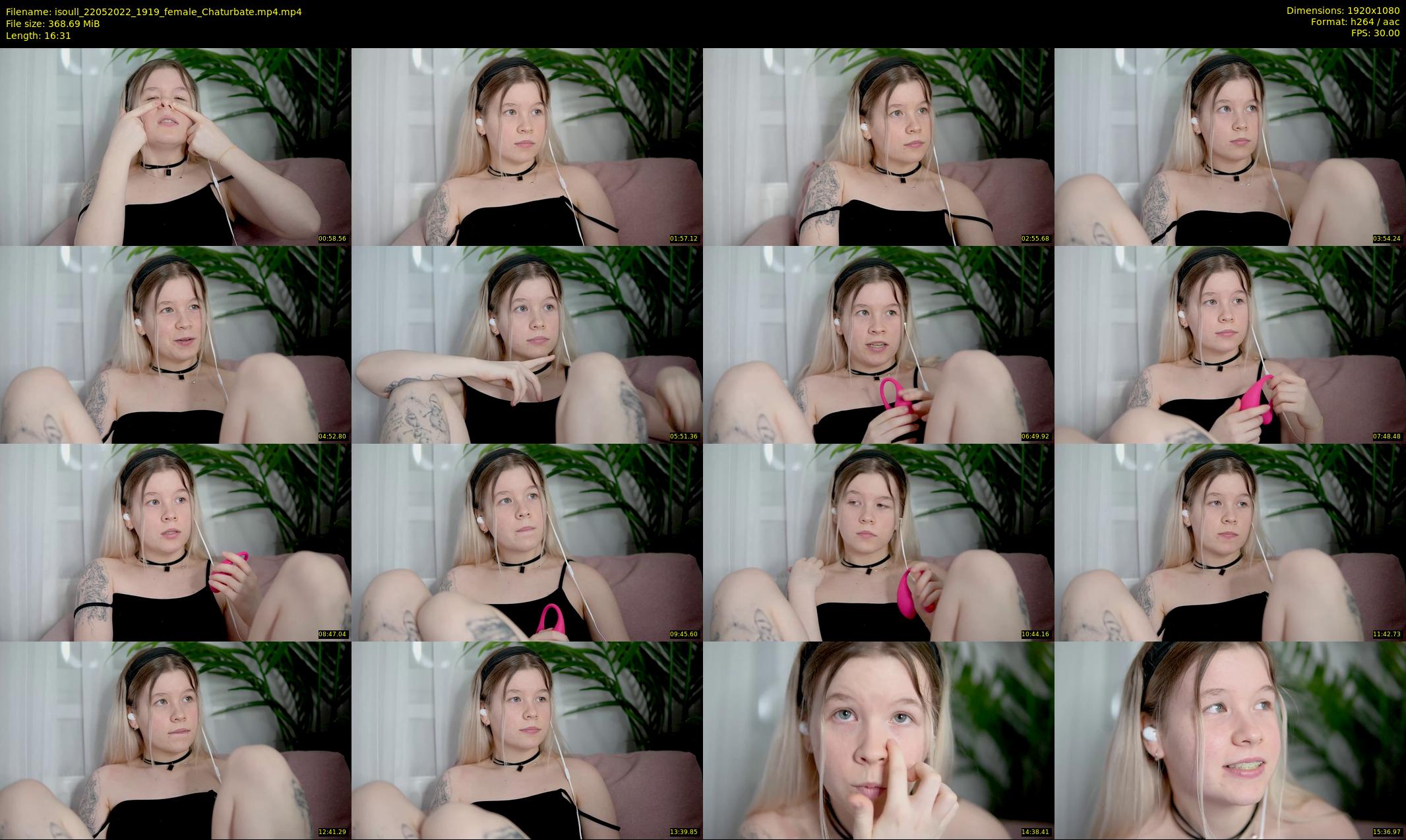 isoull — 17 minute Chaturbate female cam show recording, 1080p, May 22, 2022