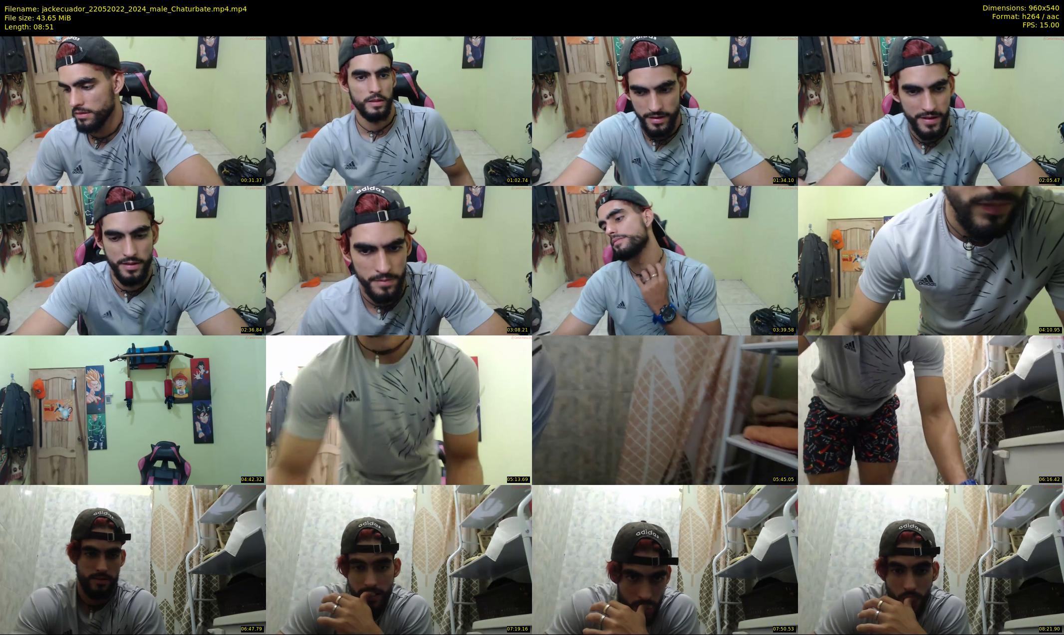 jackecuador — 9 minute Chaturbate male cam show recording, 480p, May 22, 2022