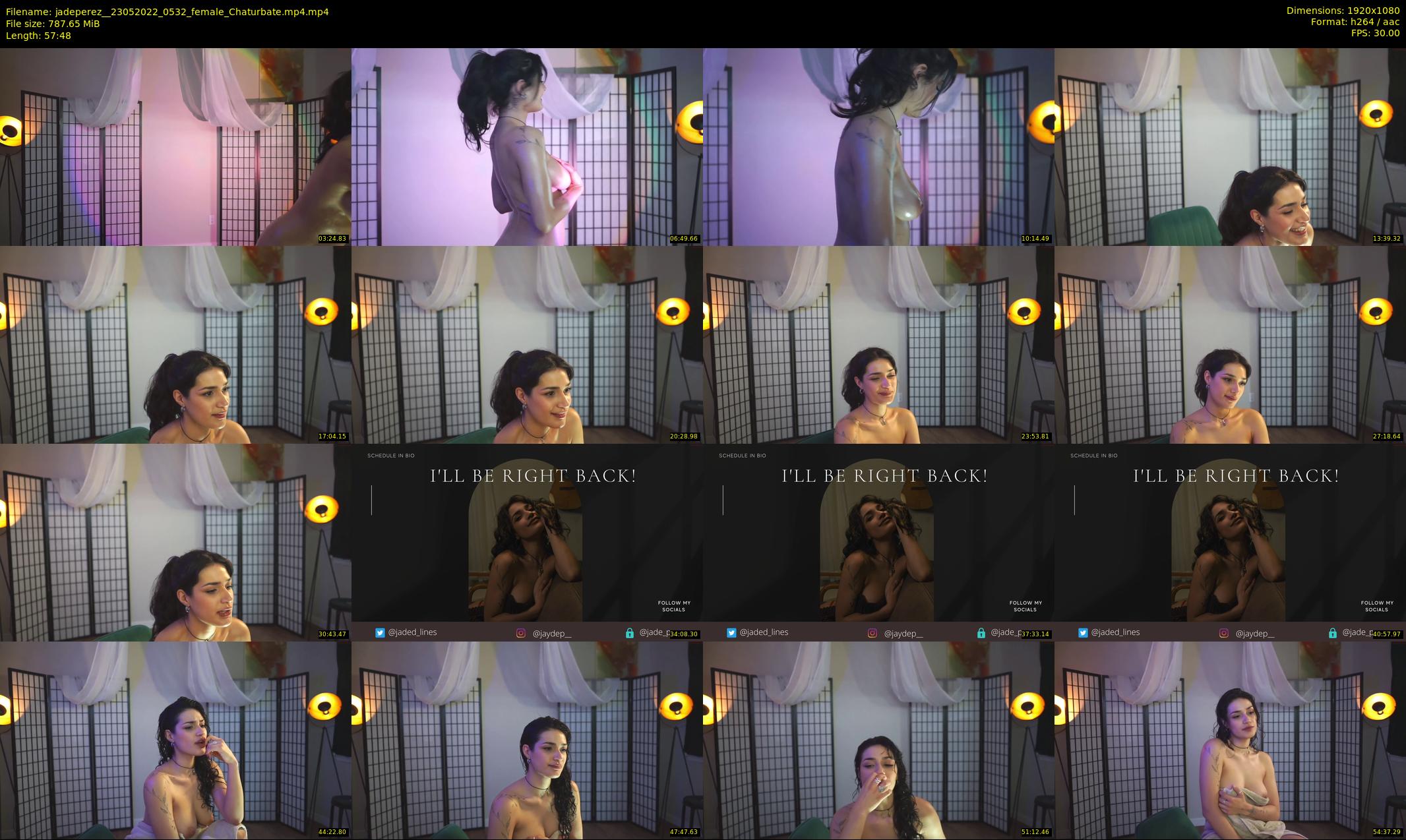 jadeperez_ — 58 minute Chaturbate female cam show recording, 1080p, May 23, 2022