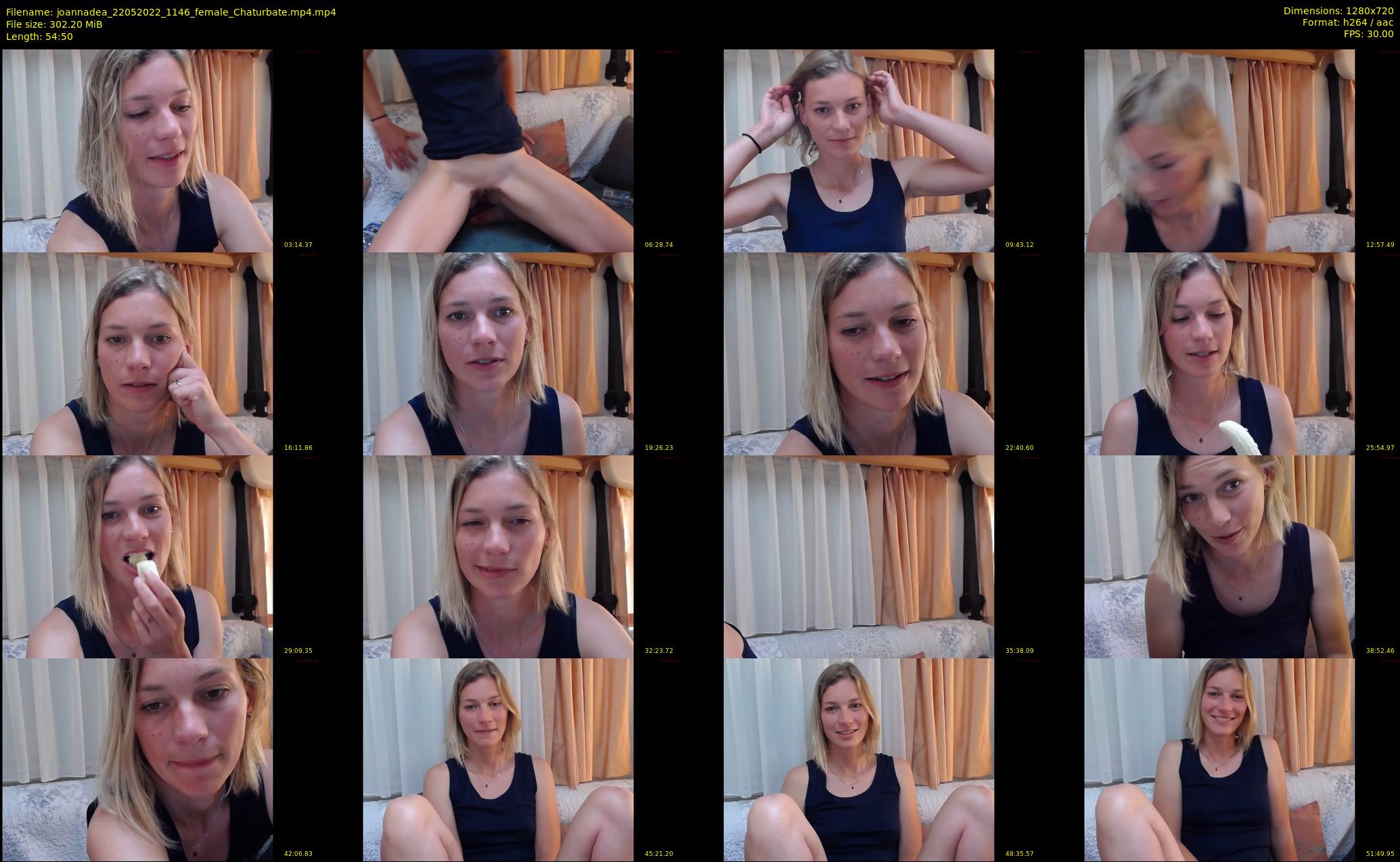 joannadea — 55 minute Chaturbate female cam show recording, 720p, May 22, 2022