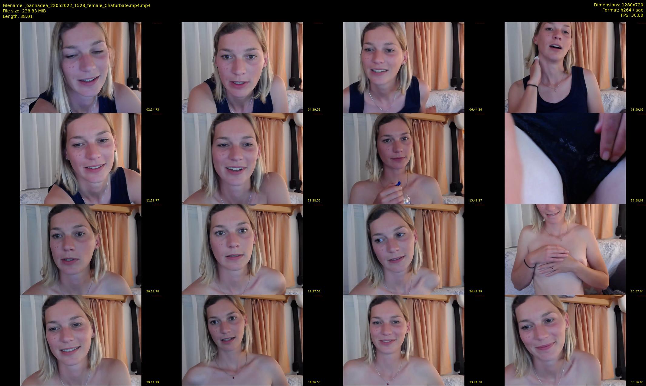 joannadea — 39 minute Chaturbate female cam show recording, 720p, May 22, 2022