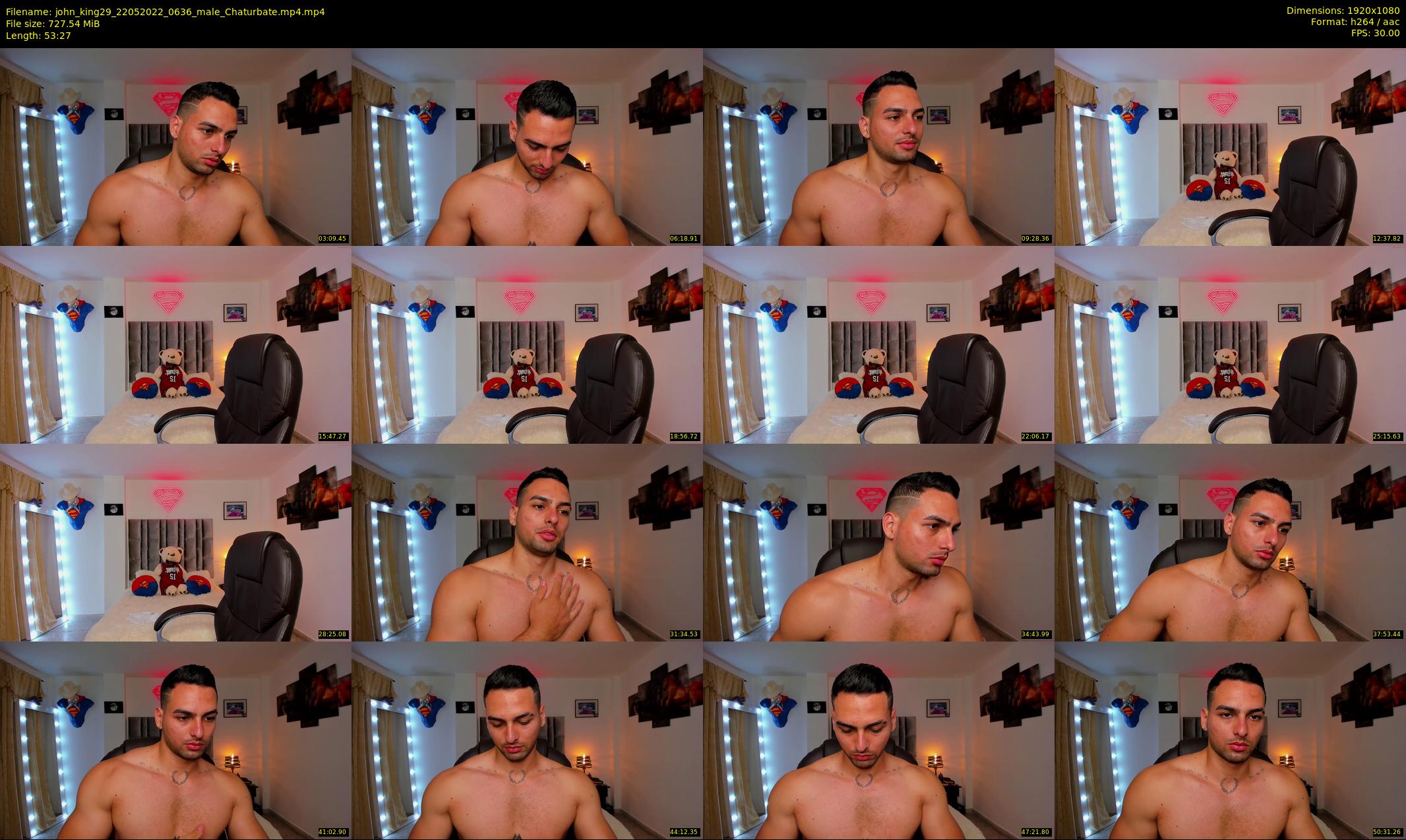 john_king29 — 54 minute Chaturbate male cam show recording, 1080p, May 22, 2022